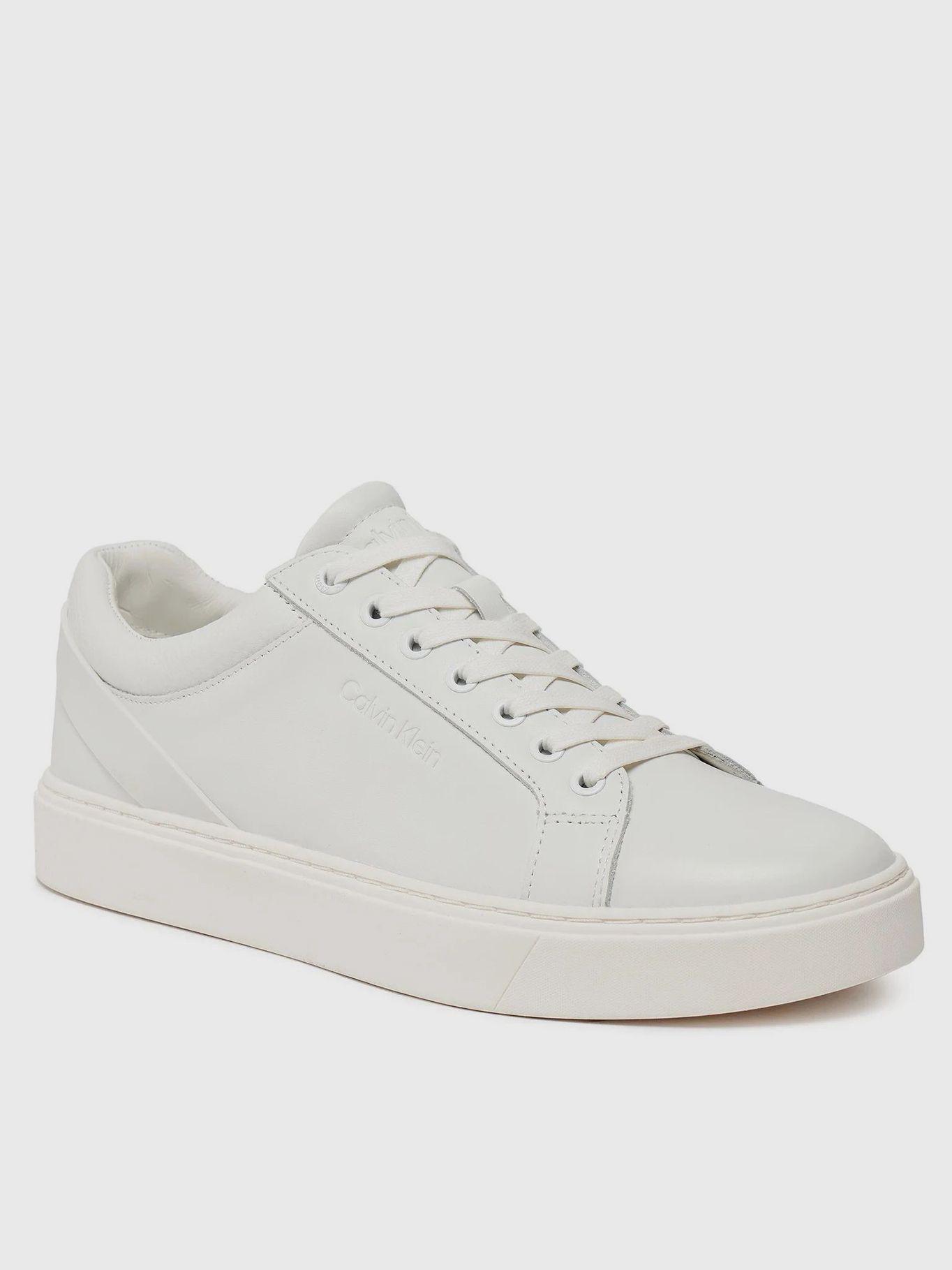 Zapatilla de Cuero Low Top Archive Blanco Calvin Klein-0