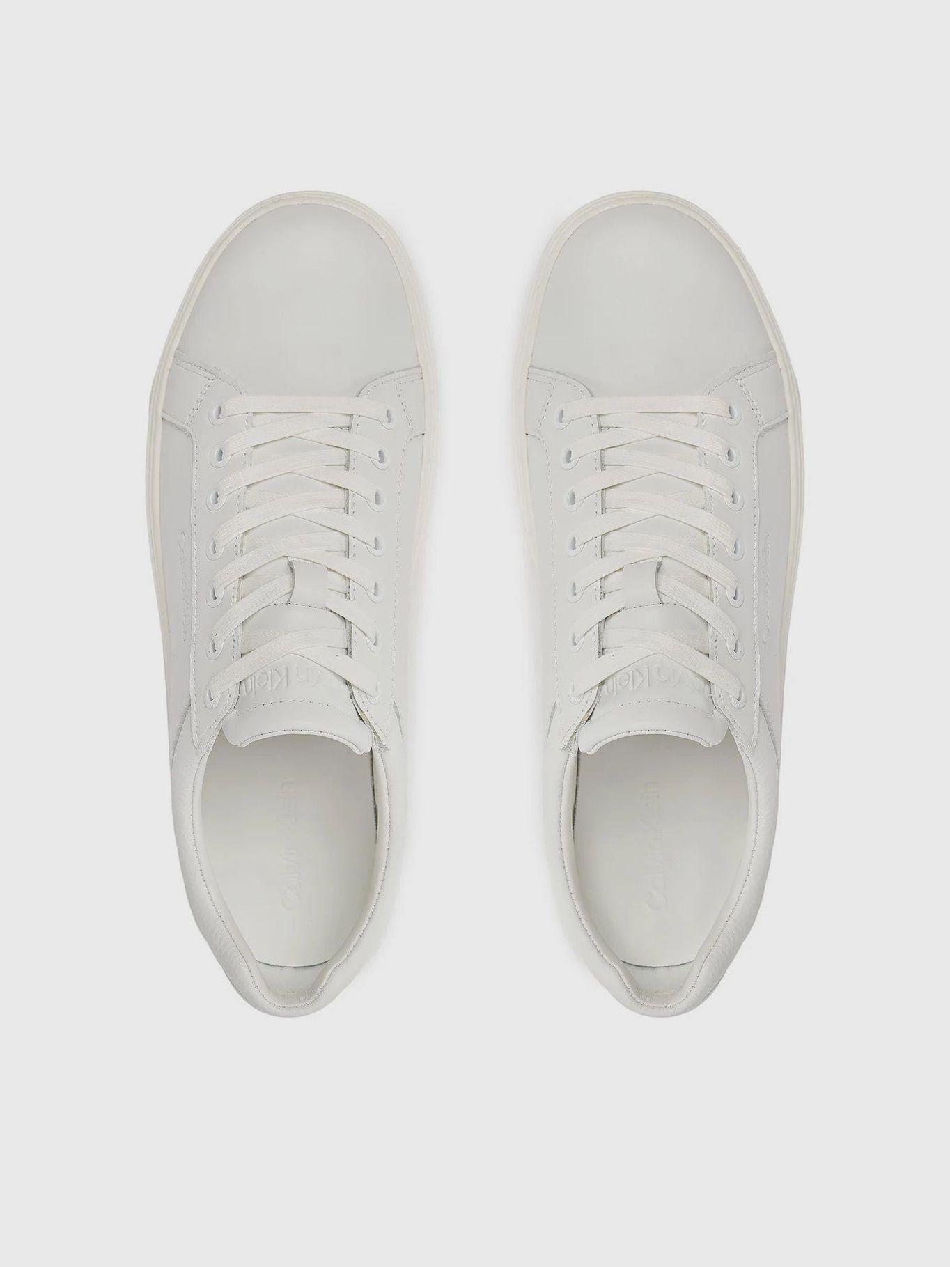 Zapatilla de Cuero Low Top Archive Blanco Calvin Klein-2