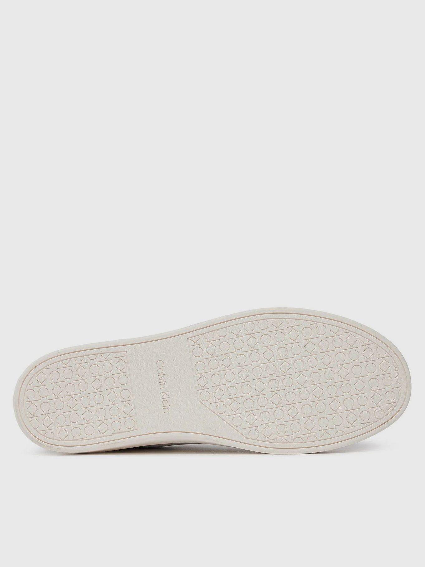 Zapatilla de Cuero Low Top Archive Blanco Calvin Klein-3