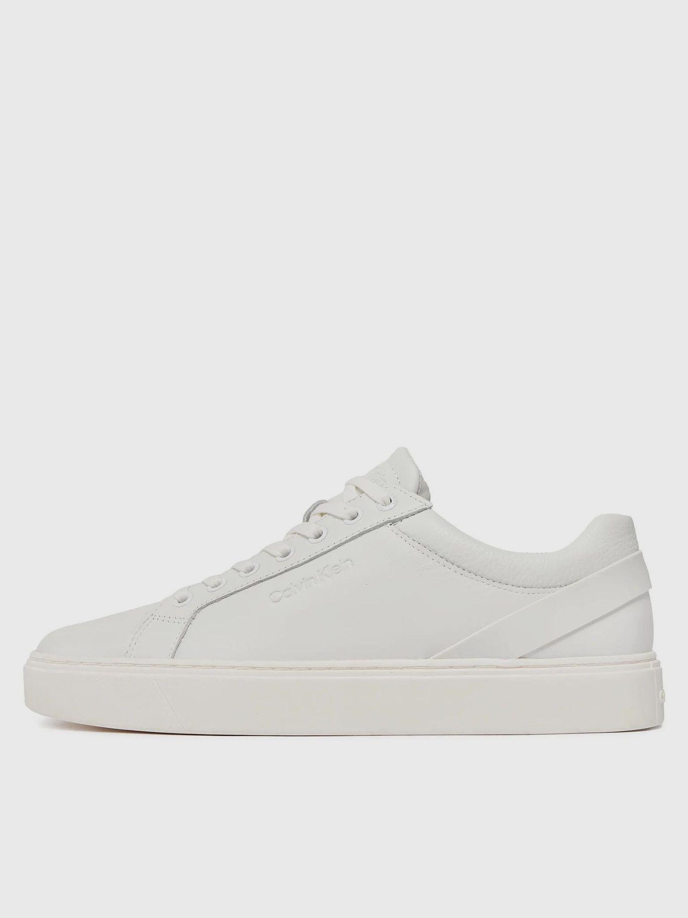 Zapatilla de Cuero Low Top Archive Blanco Calvin Klein-5