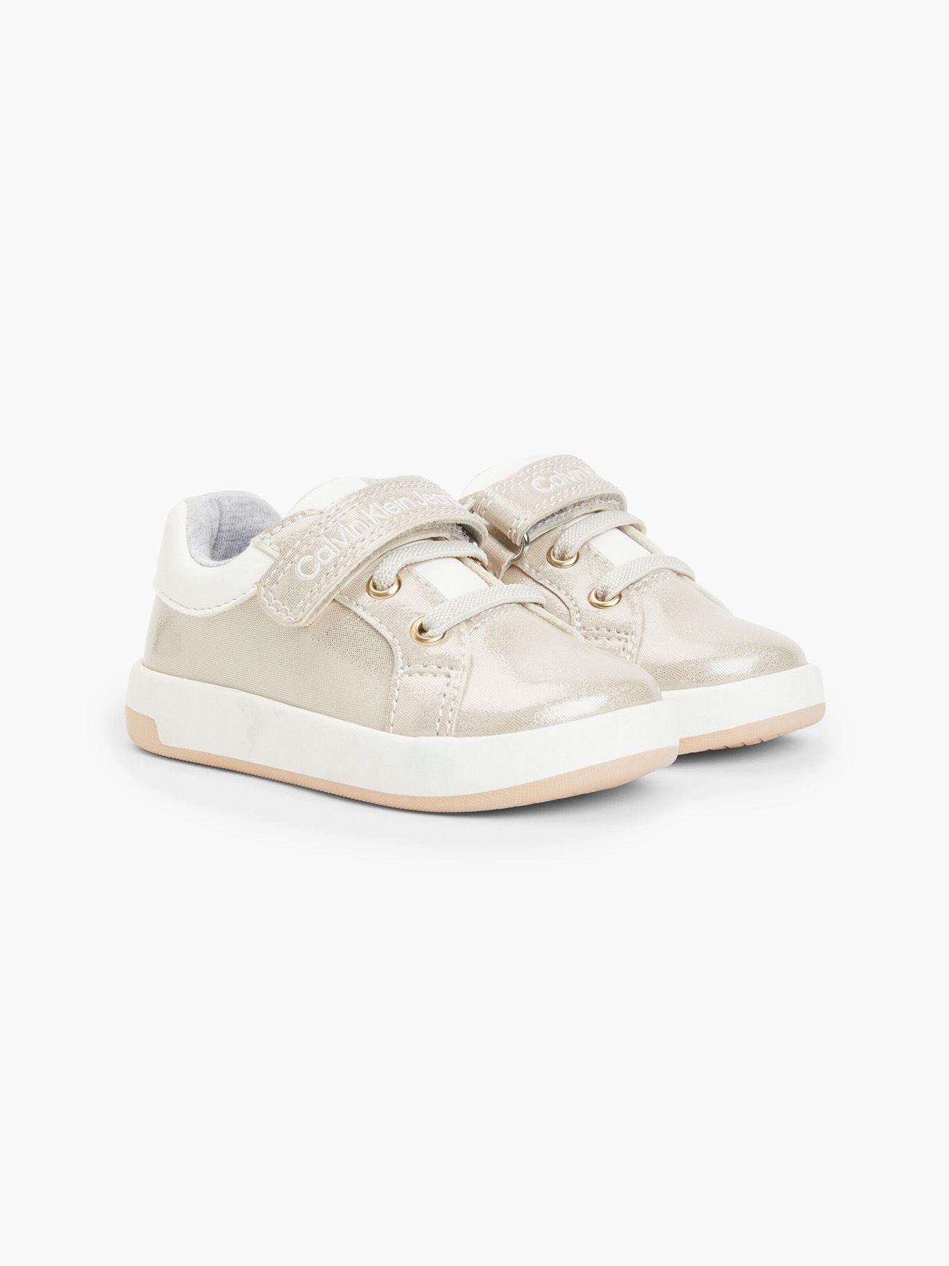 Zapatilla Low Cut Lace-Up/Velcro  Beige Calvin Klein-0