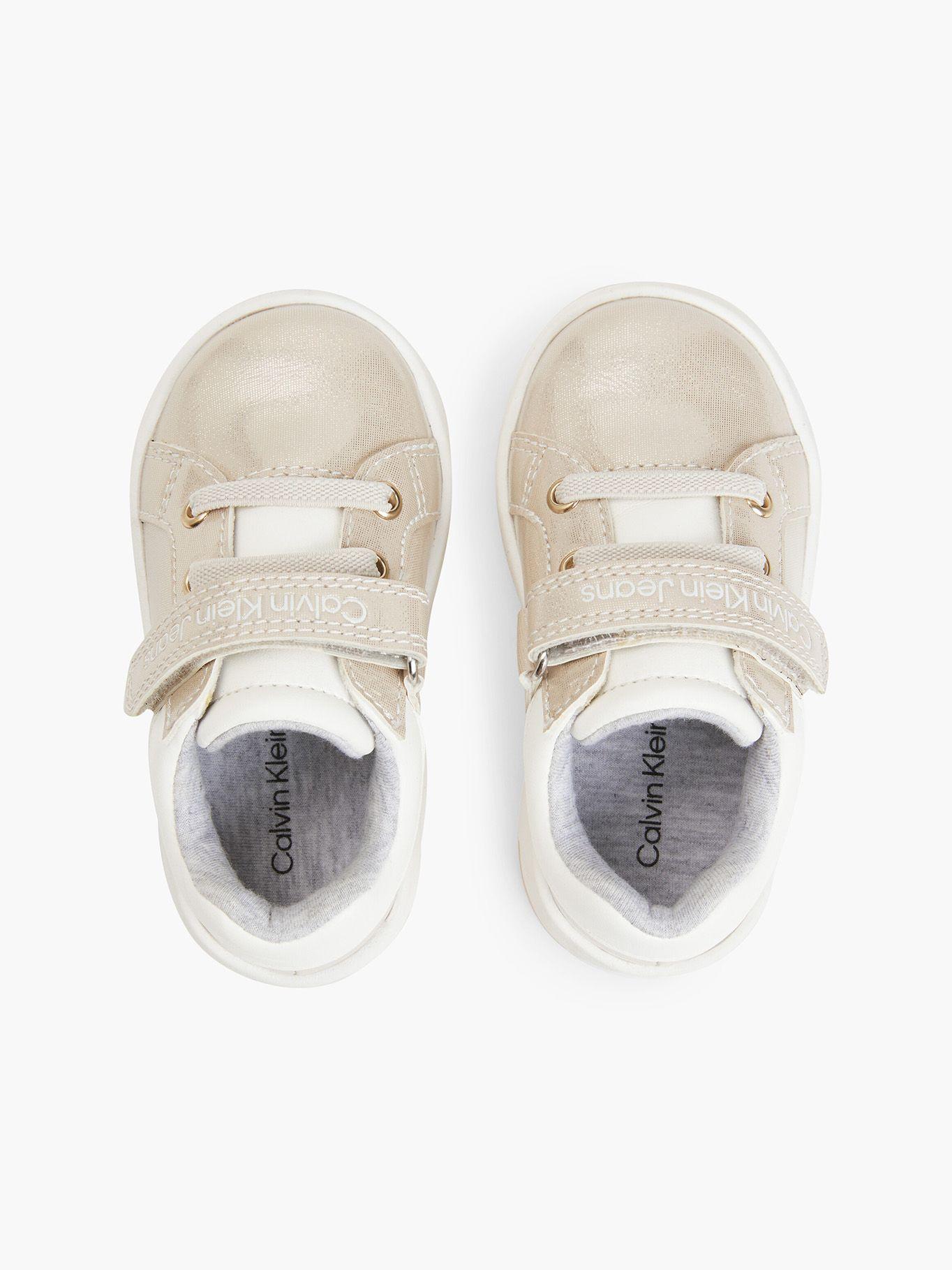 Zapatilla Low Cut Lace-Up/Velcro  Beige Calvin Klein-2