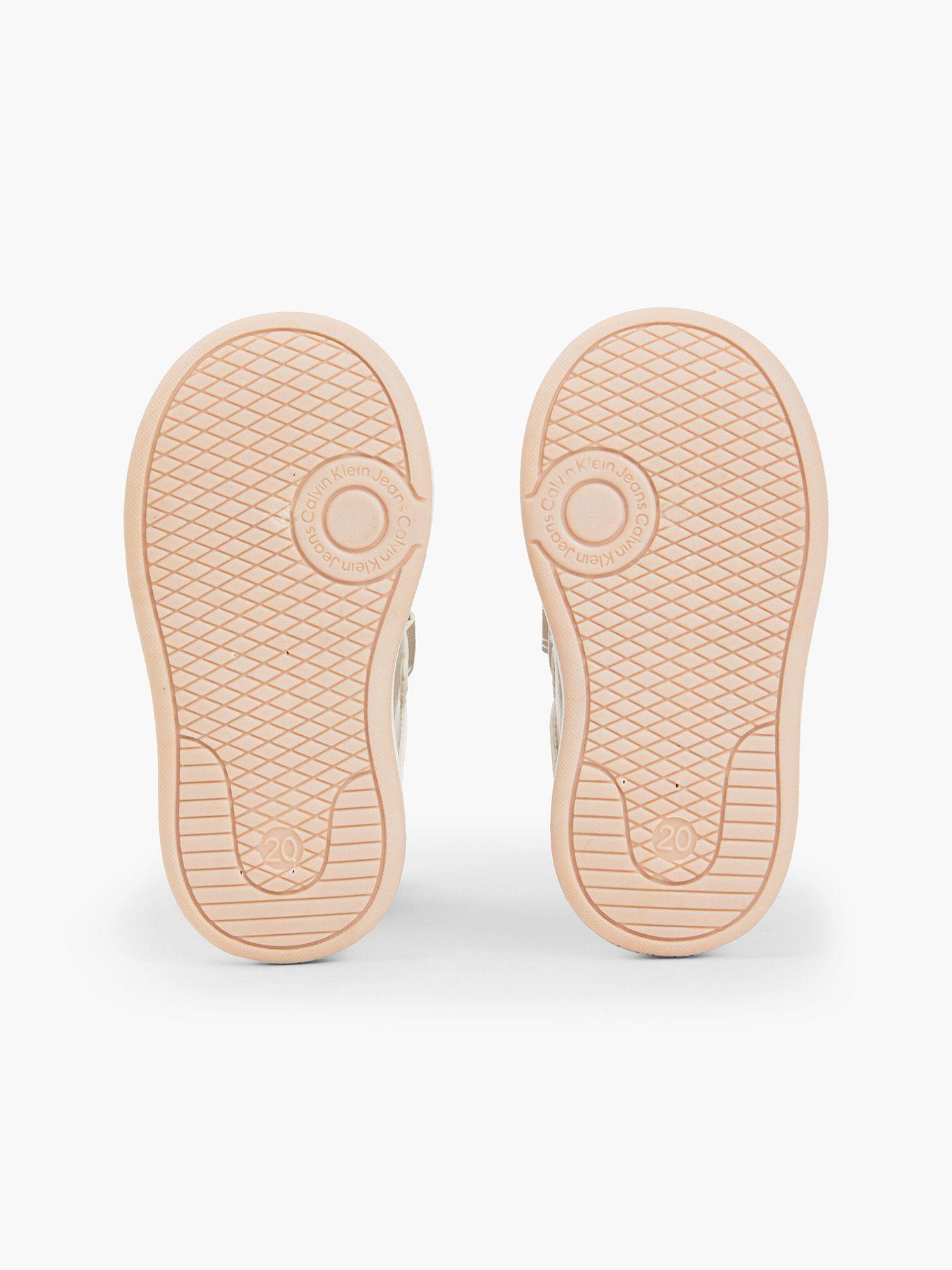 Zapatilla Low Cut Lace-Up/Velcro  Beige Calvin Klein-3