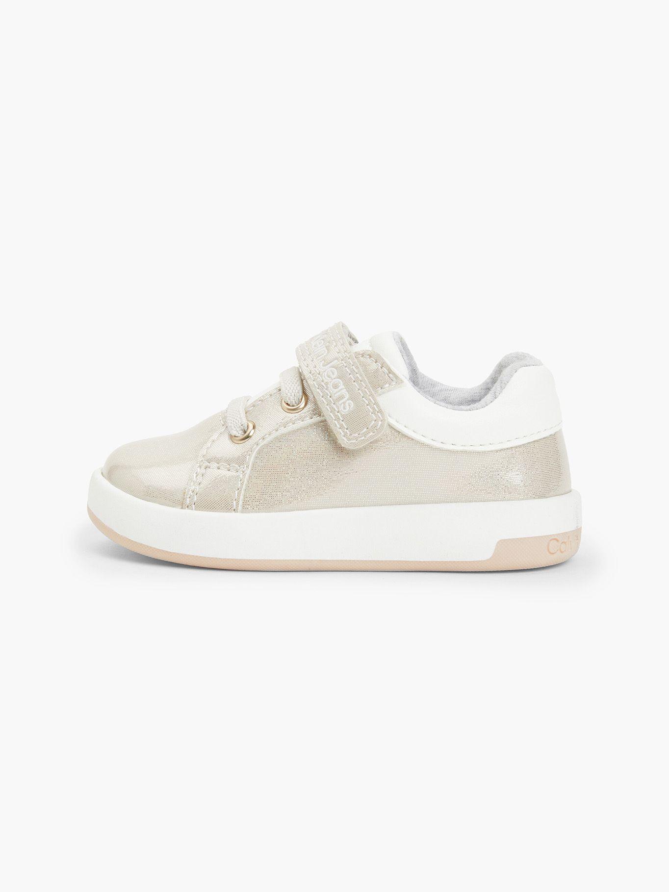 Zapatilla Low Cut Lace-Up/Velcro  Beige Calvin Klein-5