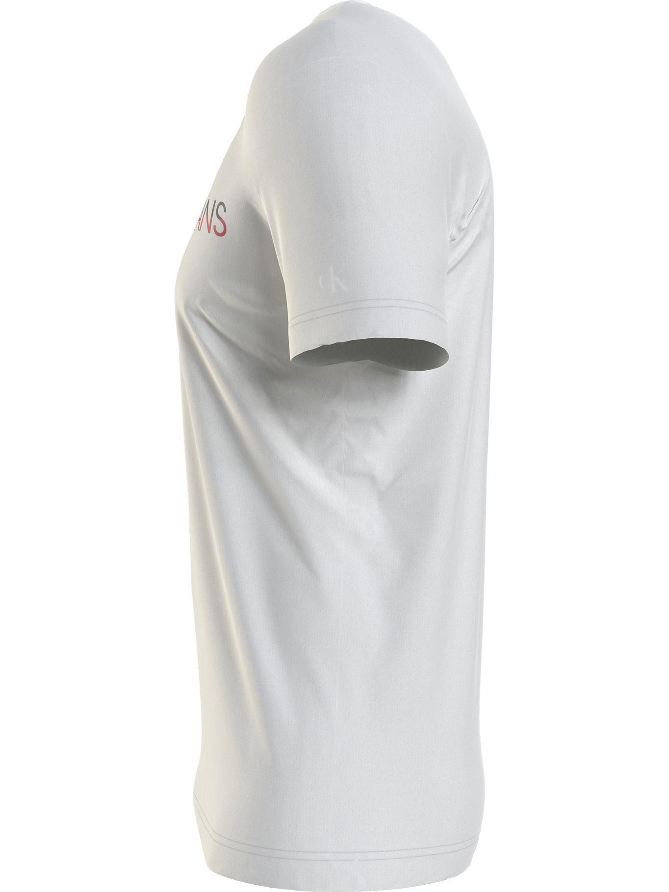 Polera Mixed Technique Blanco OK4 Calvin Klein-3