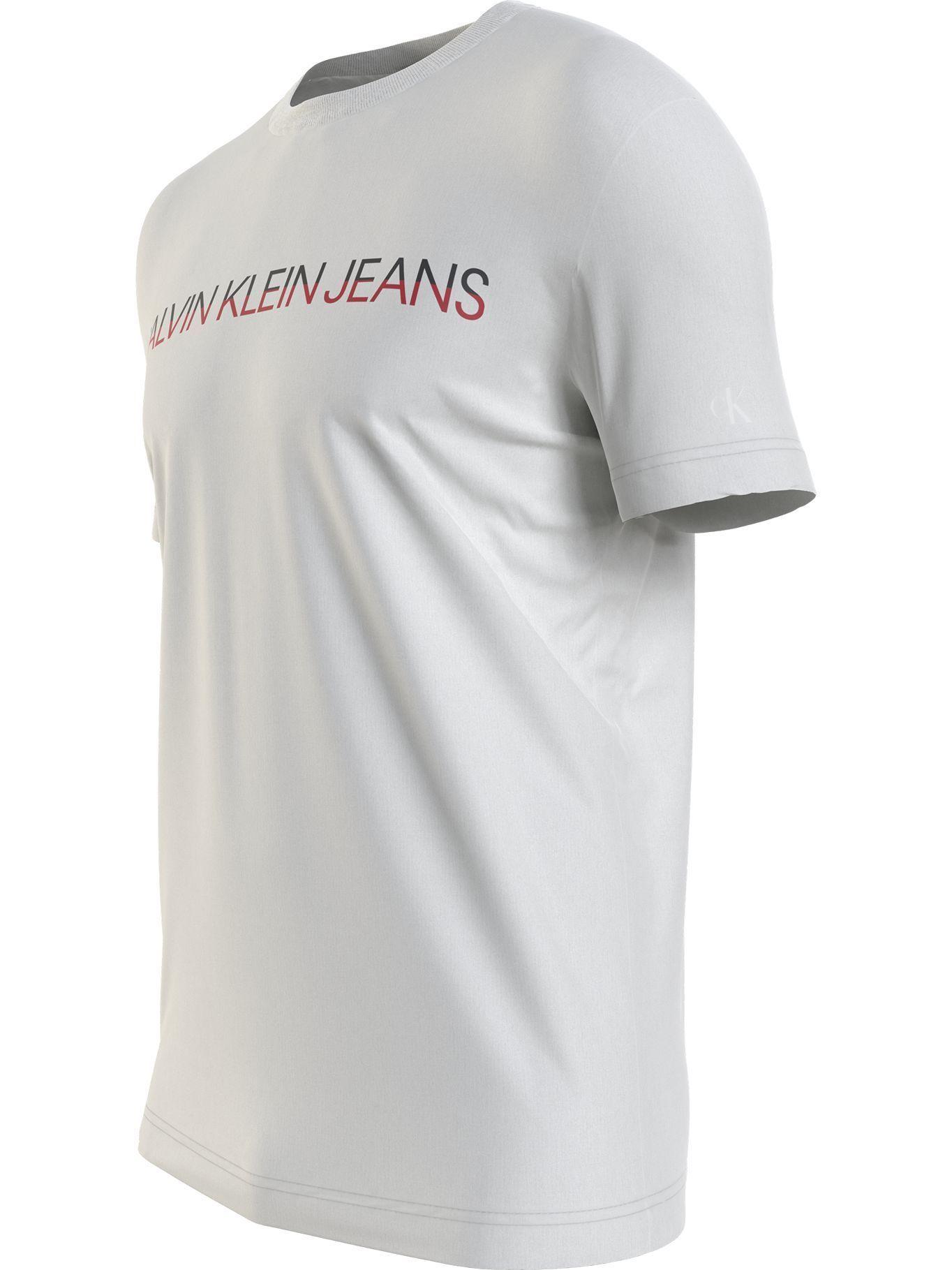 Polera Mixed Technique Blanco OK4 Calvin Klein-2