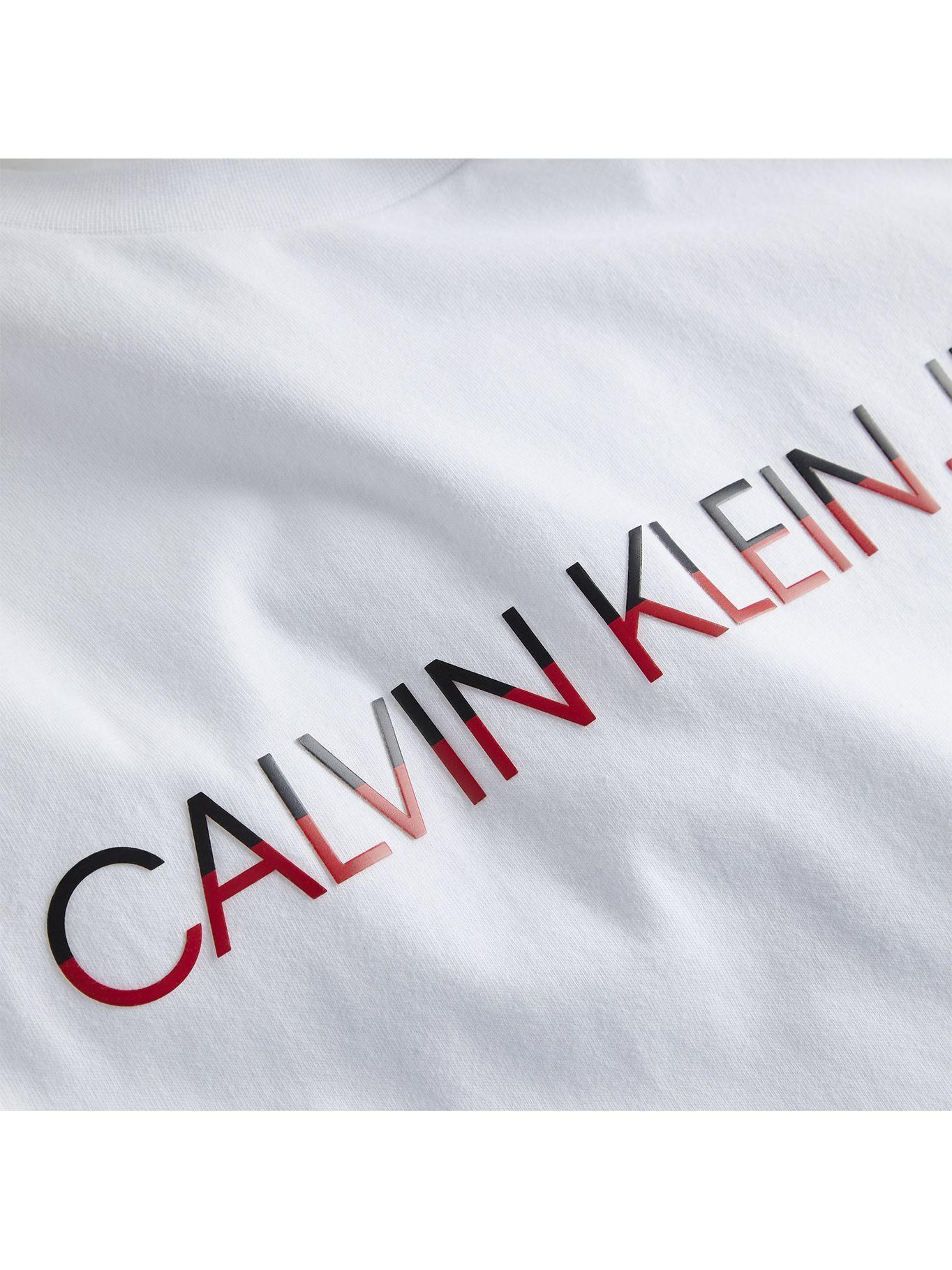 Polera Mixed Technique Blanco OK4 Calvin Klein-4