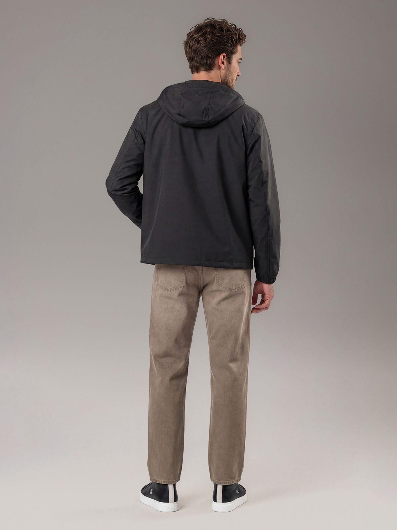 Parka Stretch con Bolsillo Frontal Gris Calvin Klein-2