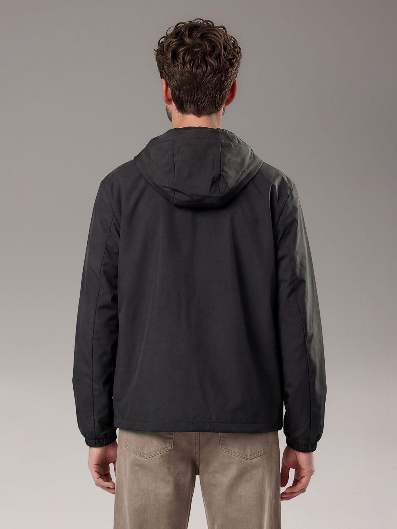 Parka Stretch con Bolsillo Frontal Gris Calvin Klein-3