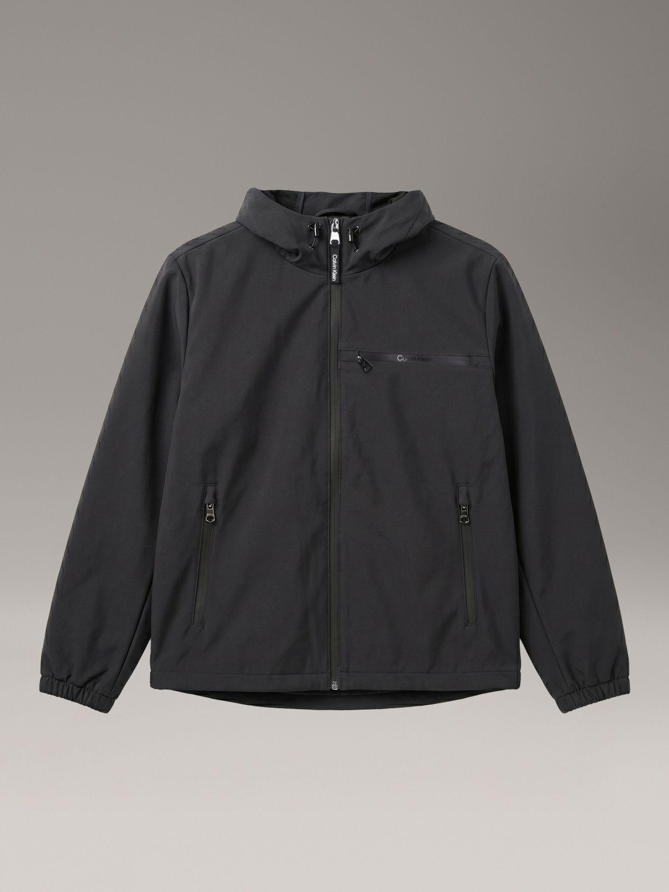 Parka Stretch con Bolsillo Frontal Gris Calvin Klein-4