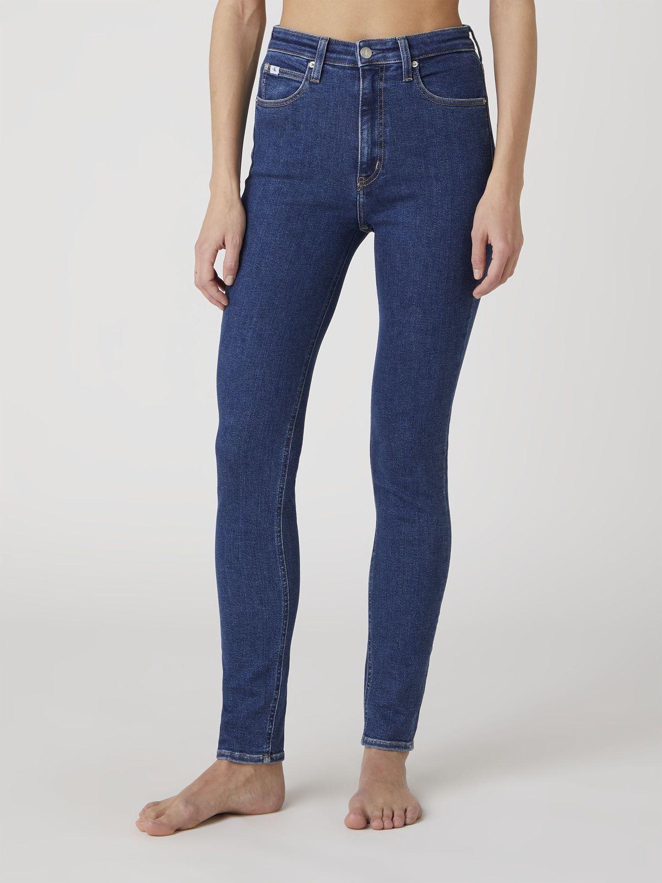 Jeans High Rise Skinny 450 Azul Calvin Klein-0