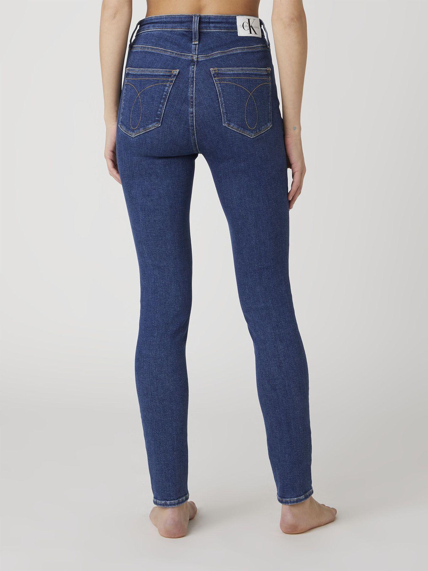 Jeans High Rise Skinny 450 Azul Calvin Klein-1