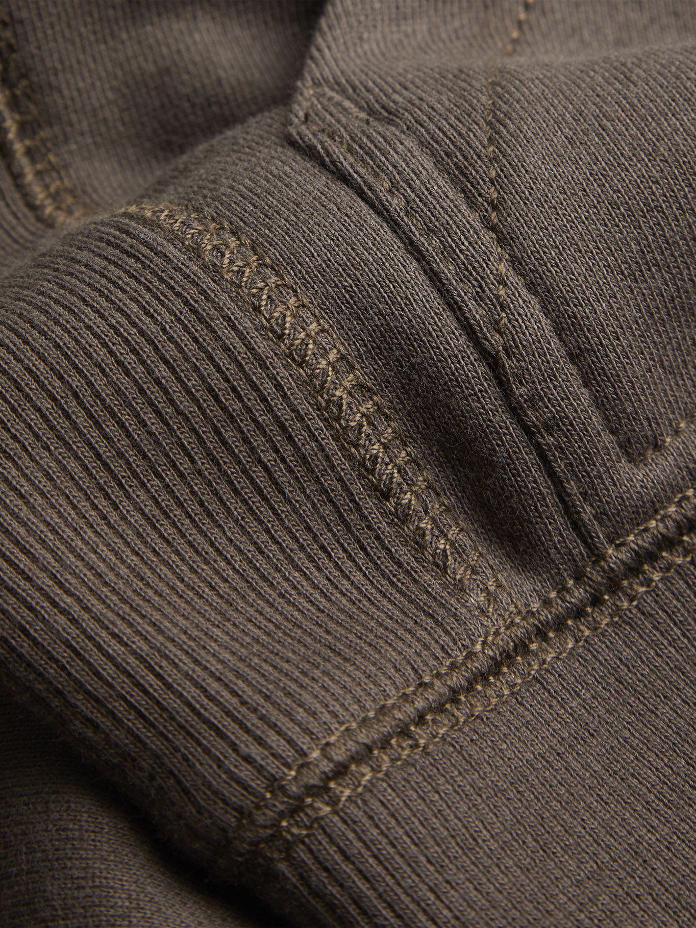 Hoodie Monogram Sleeve Verde Olivo Calvin Klein-5