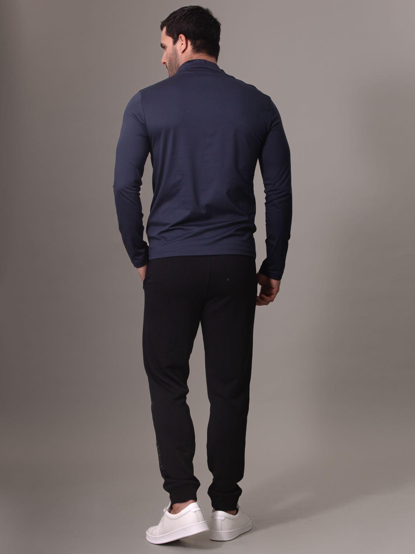 Polera LS con Cierre Liquid Touch Azul Calvin Klein-2