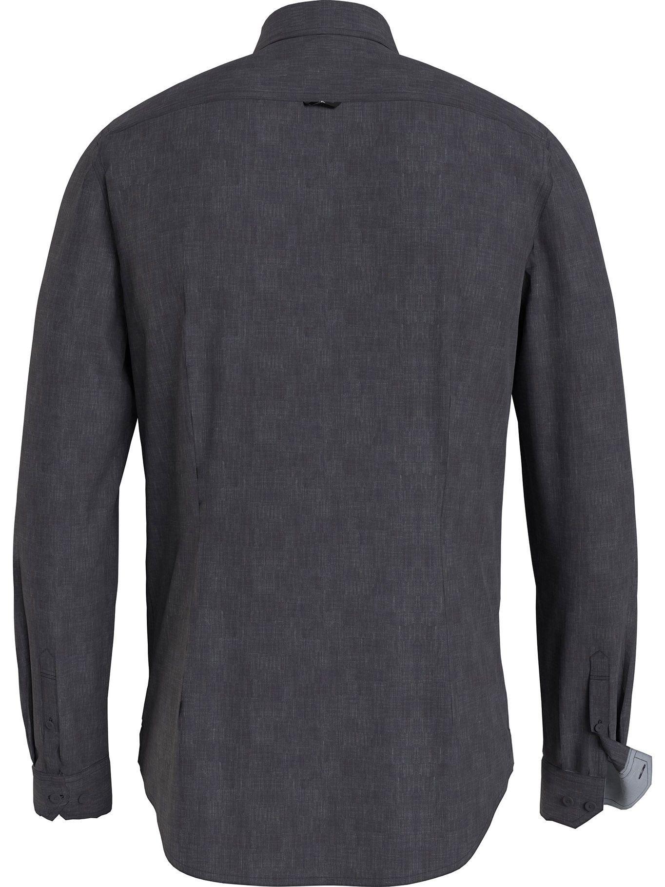 Camisa Washed Dobby Slim Gris Calvin Klein-1