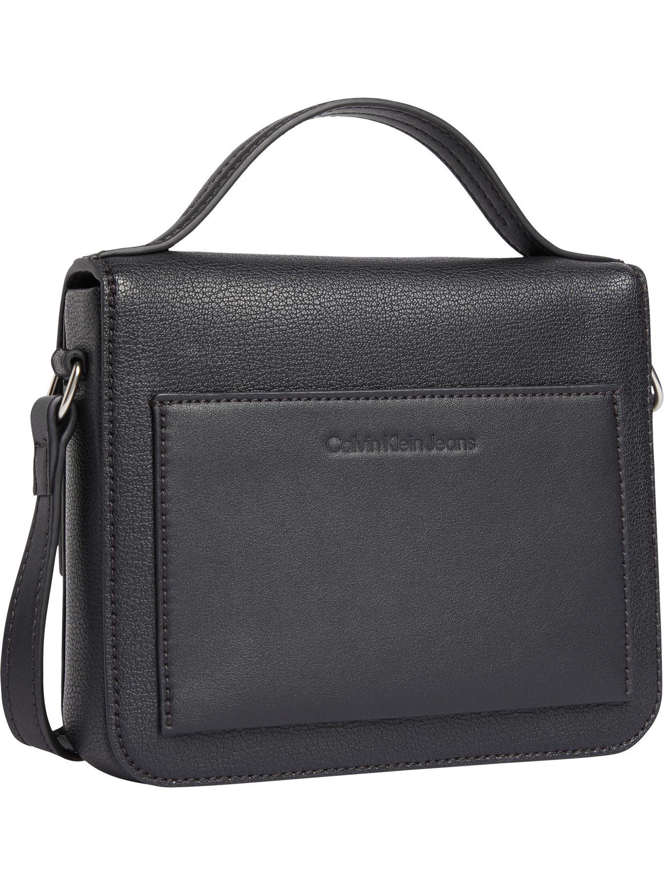Cartera pequeña con logo Negro Calvin Klein-1