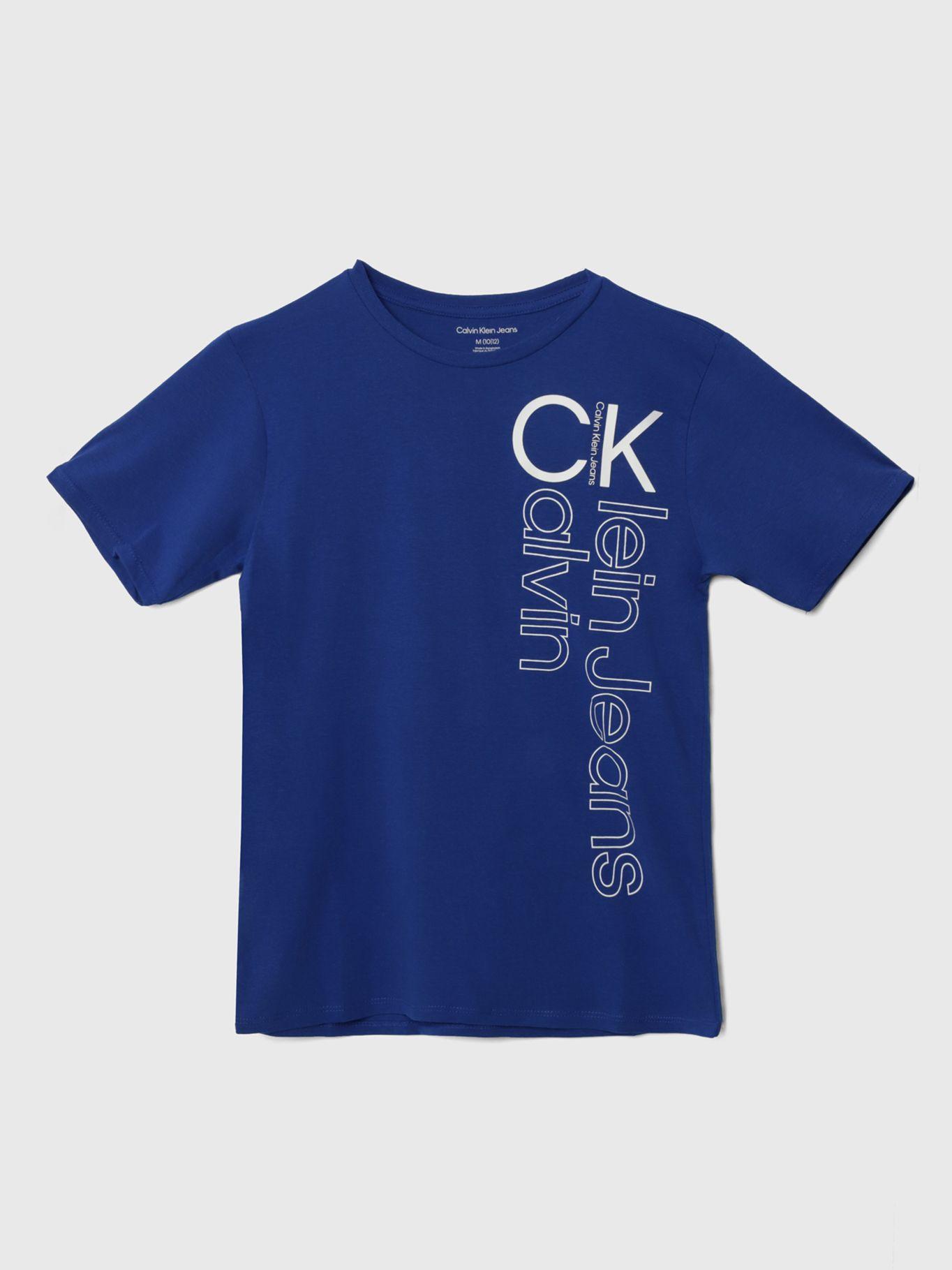 Polera Niño Sideline Azul Calvin Klein-0