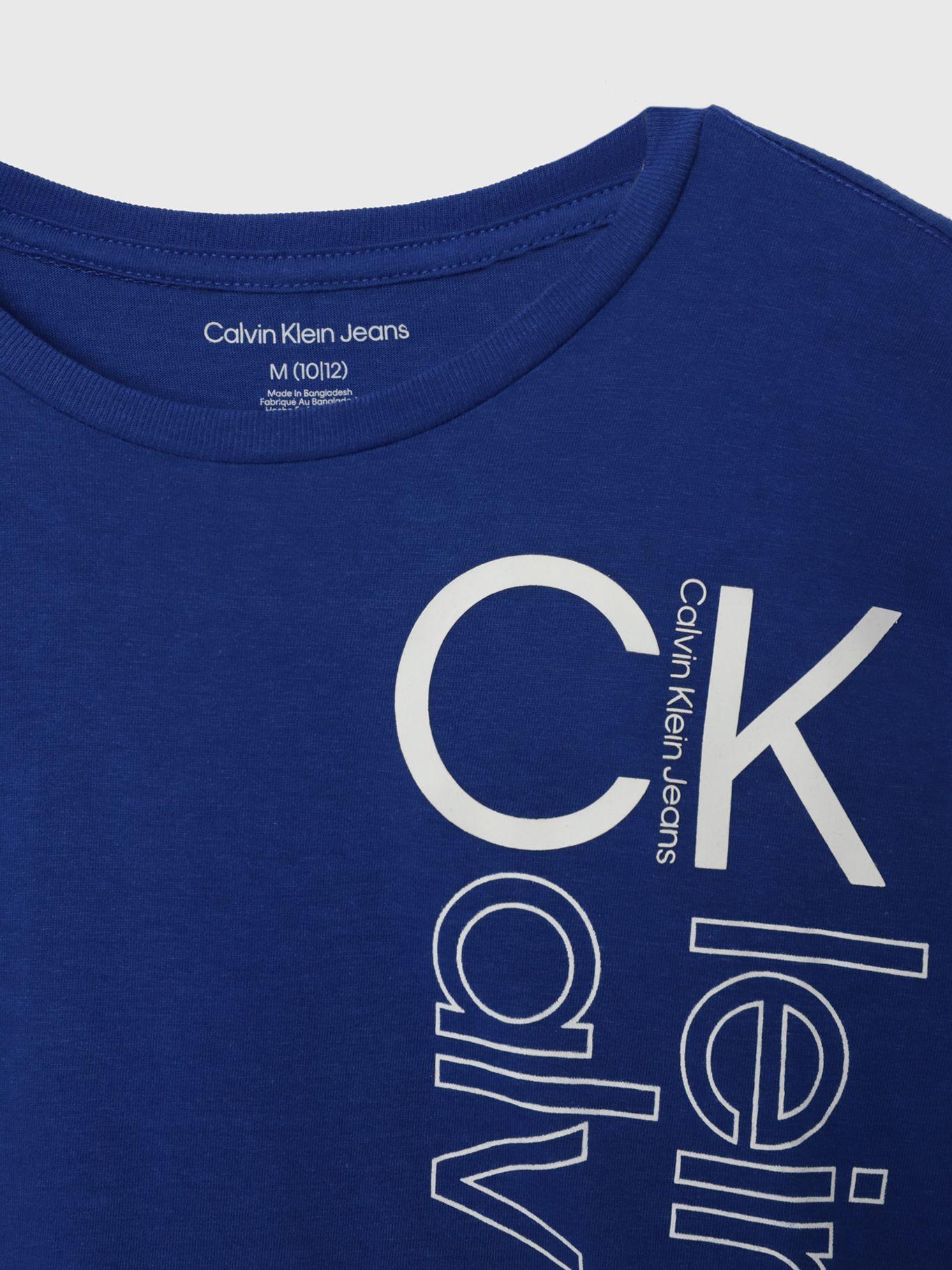 Polera Niño Sideline Azul Calvin Klein-2