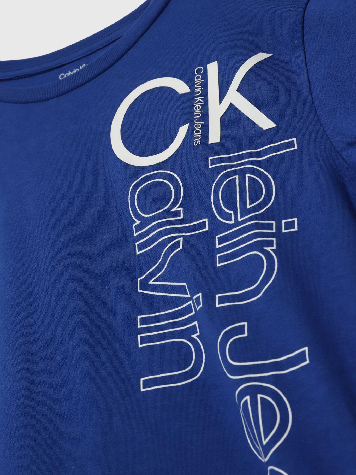 Polera Niño Sideline Azul Calvin Klein-3