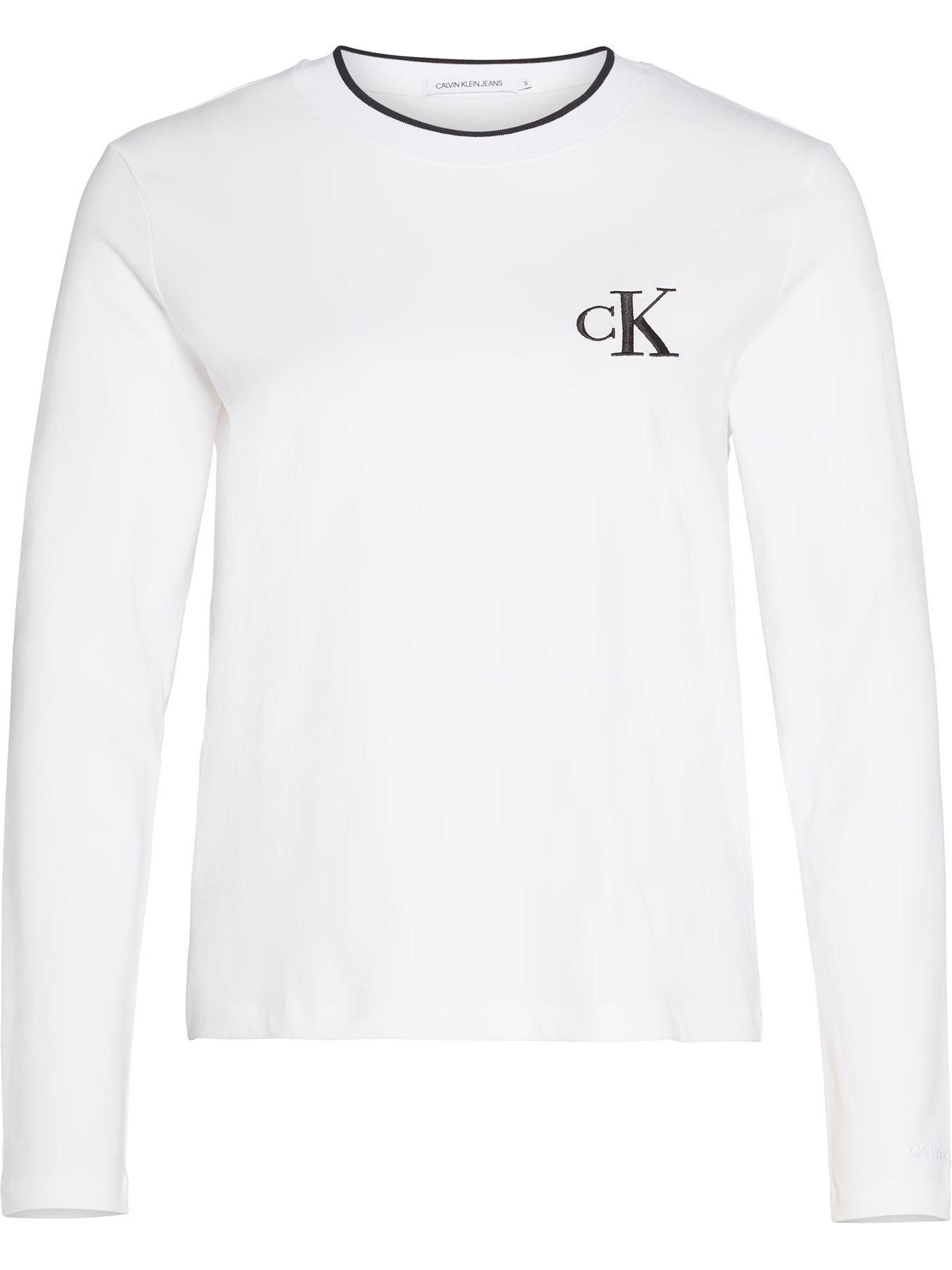 Polera Ck Embroidery Blanco Calvin Klein-0