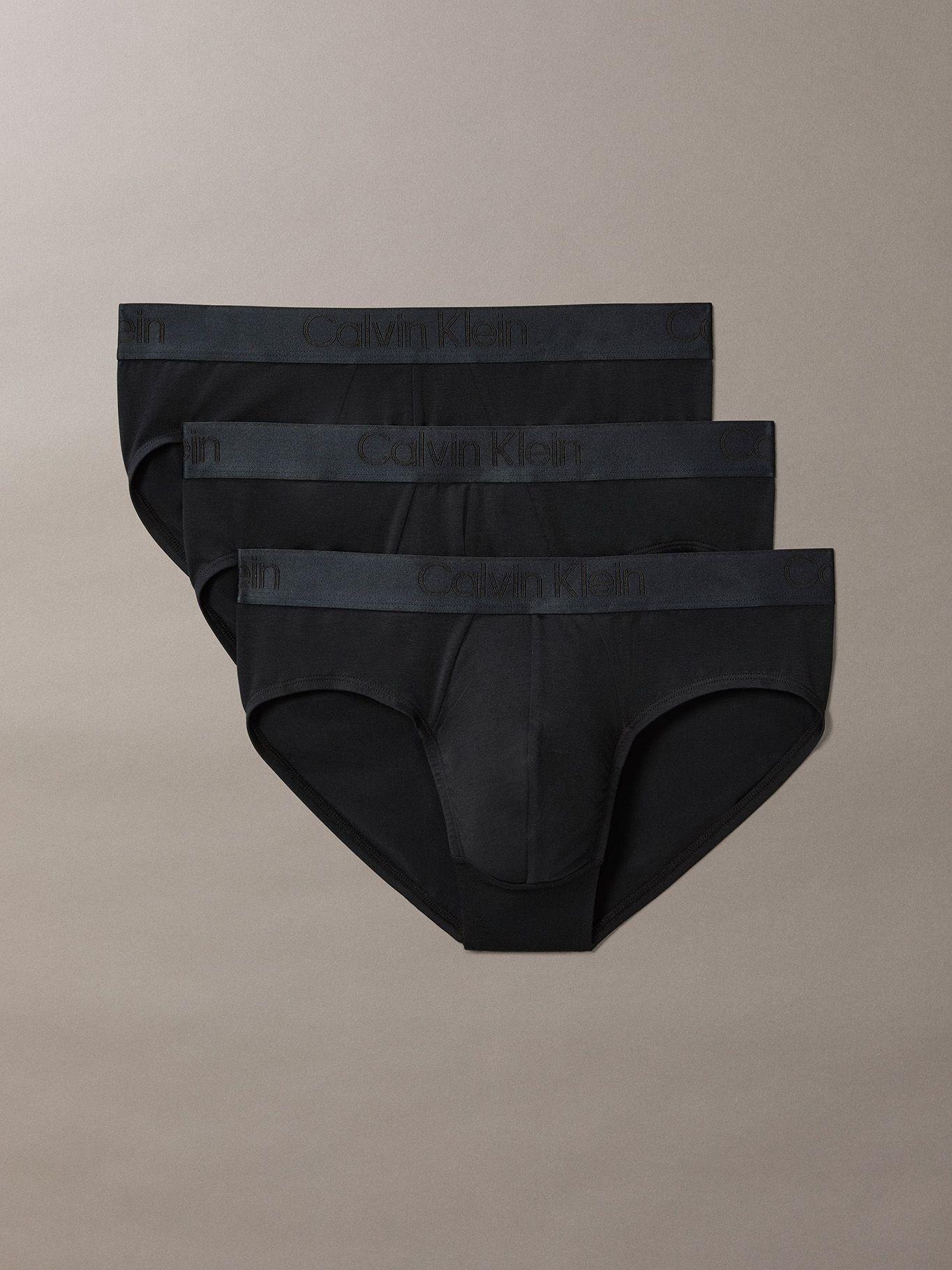 Pack De 3 Slips Ck Black Negro Calvin Klein-0