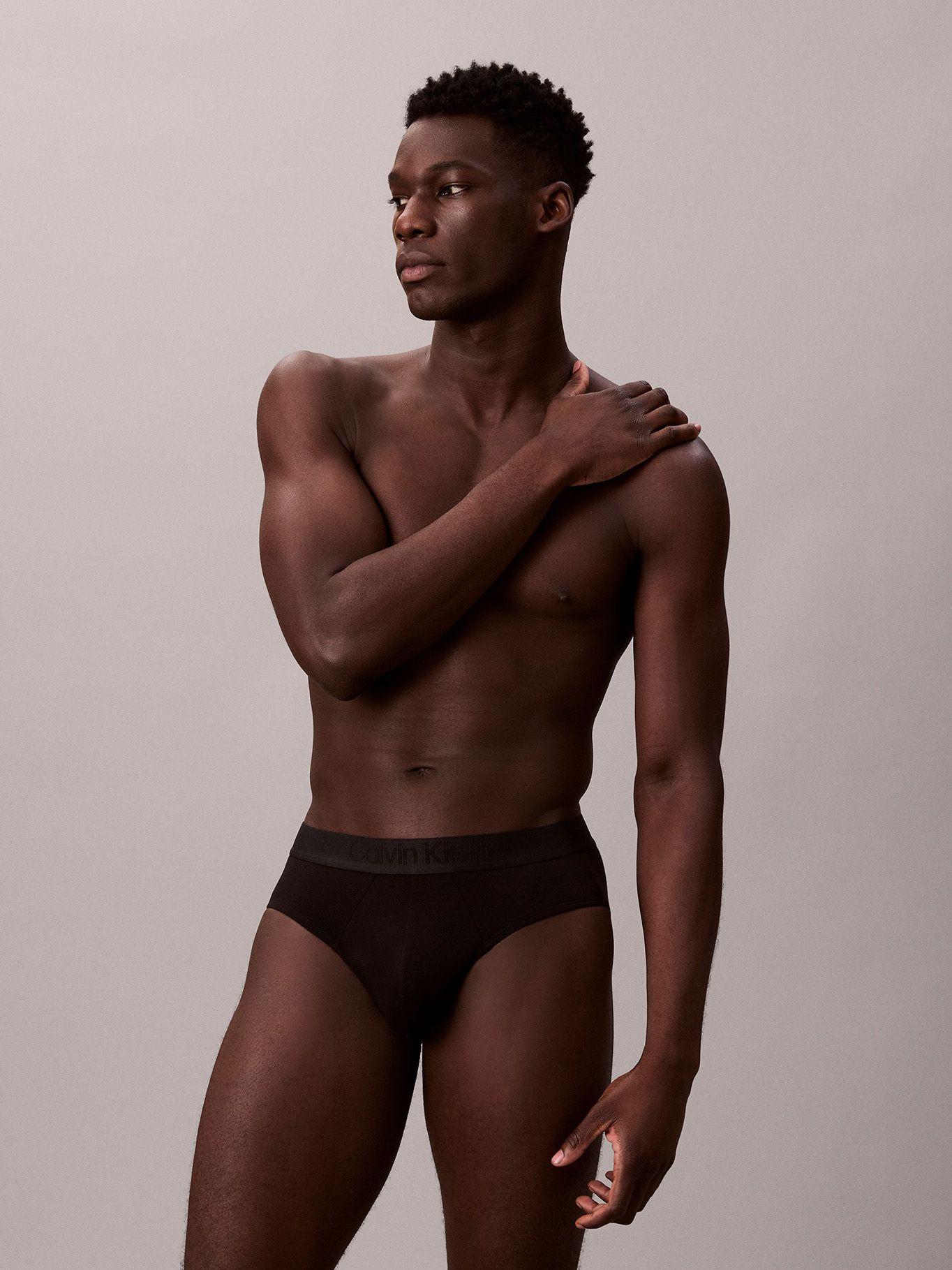 Pack De 3 Slips Ck Black Negro Calvin Klein-1