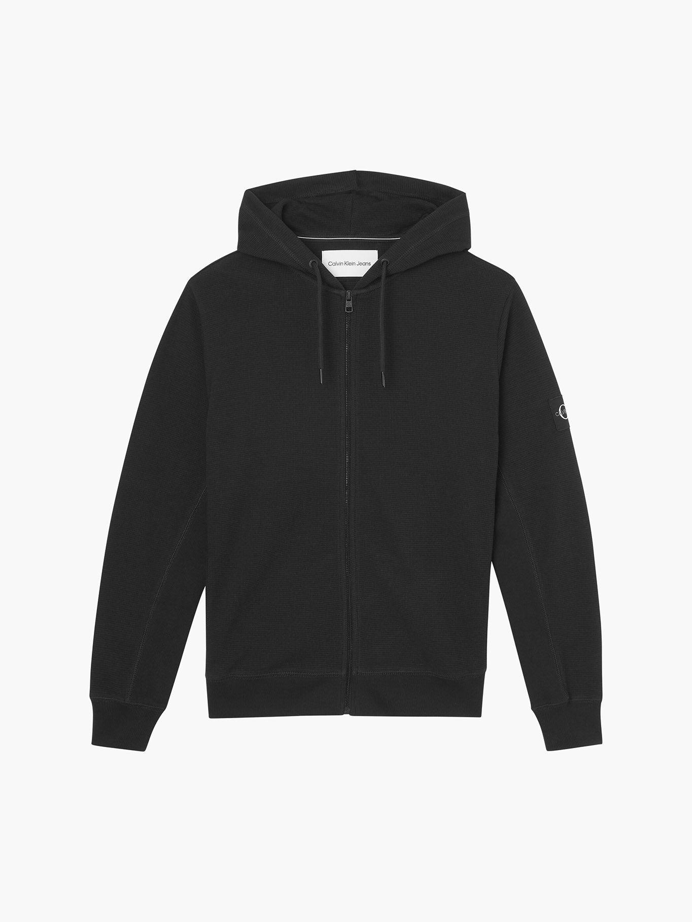 Hoodie Monogram Badge Negro Calvin Klein-4