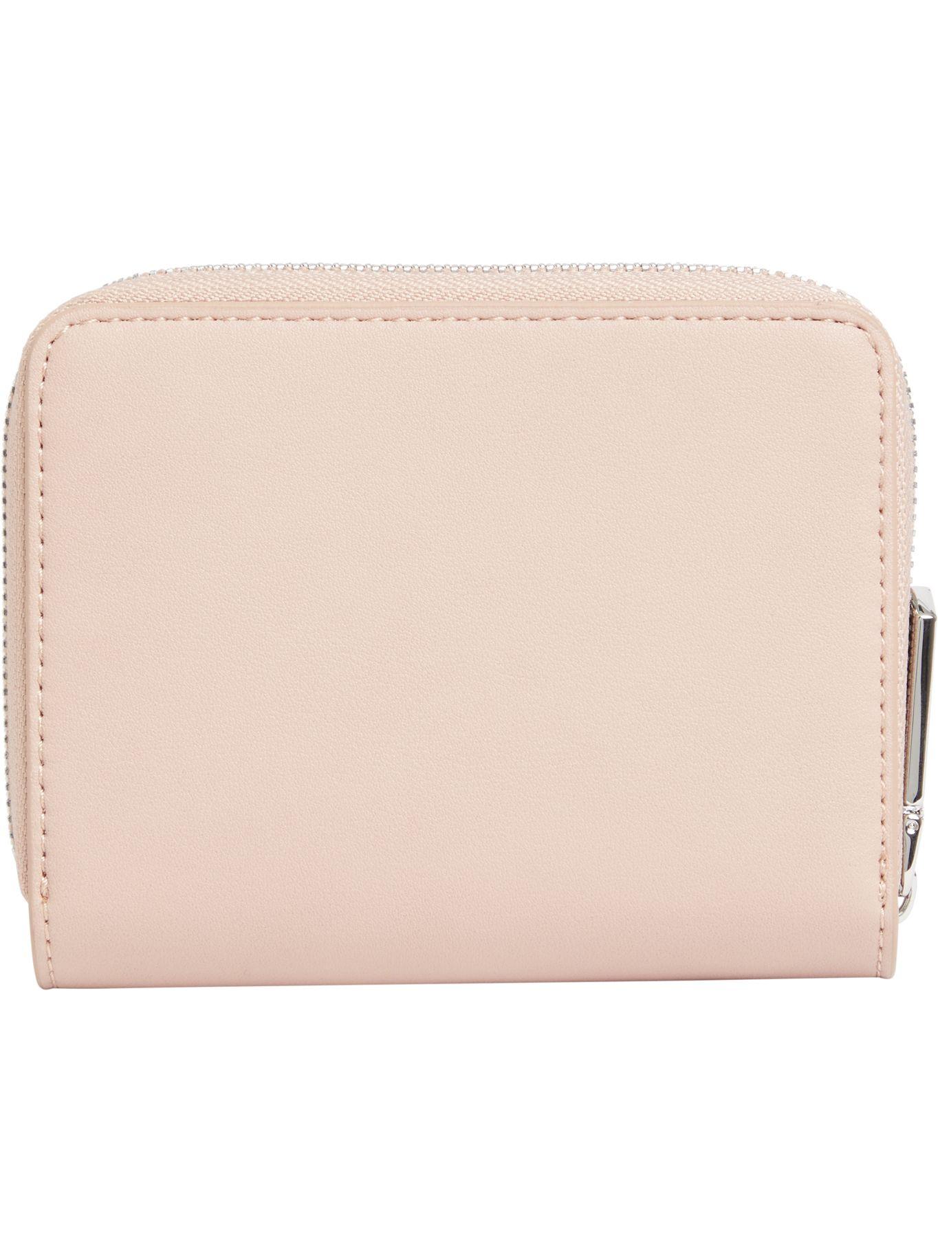 Cartera mediana con cremallera en el contorno Rosado Calvin Klein-1