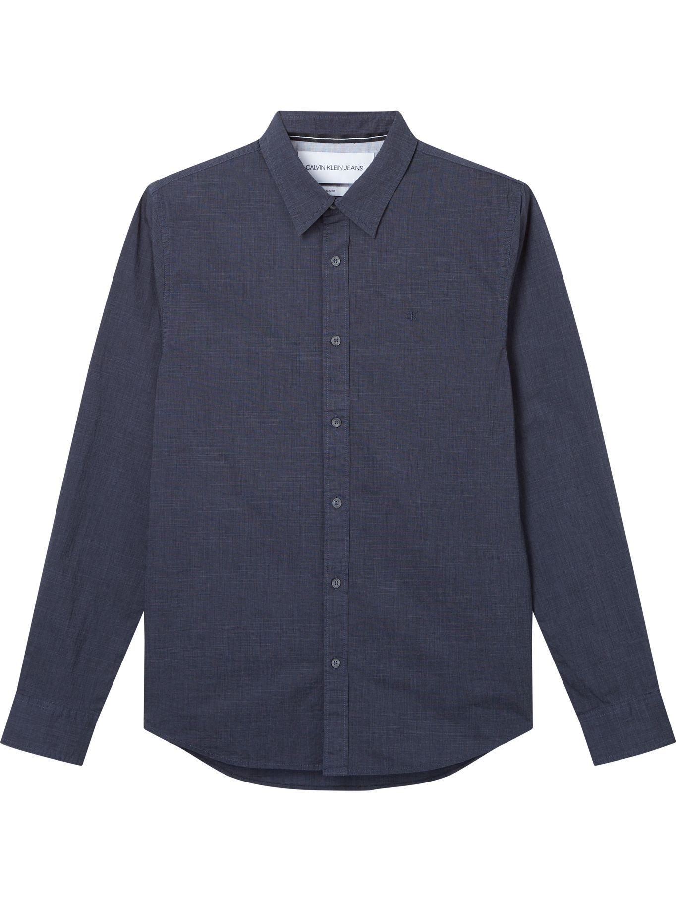 Camisa Structured Gris Calvin Klein-0