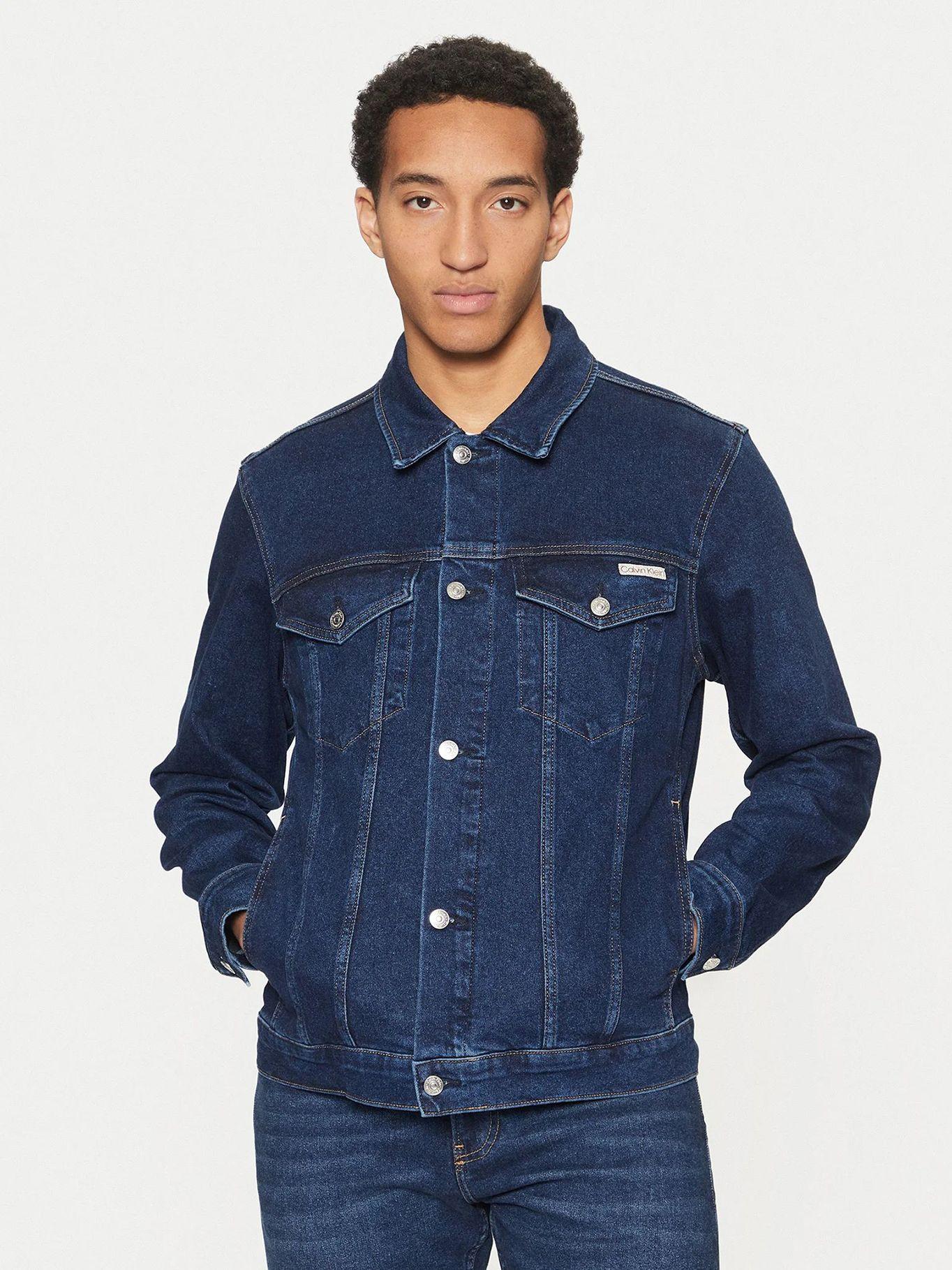 Chaqueta denim slim Azul Calvin Klein-0