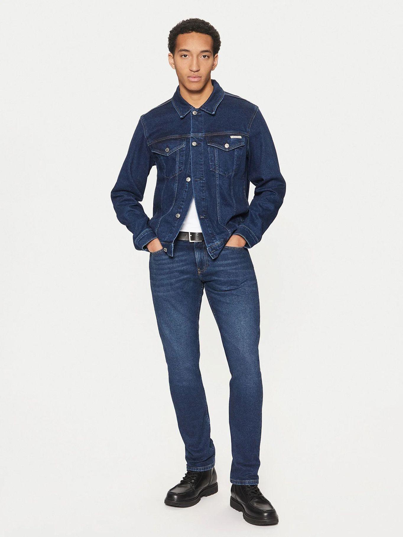Chaqueta denim slim Azul Calvin Klein-1