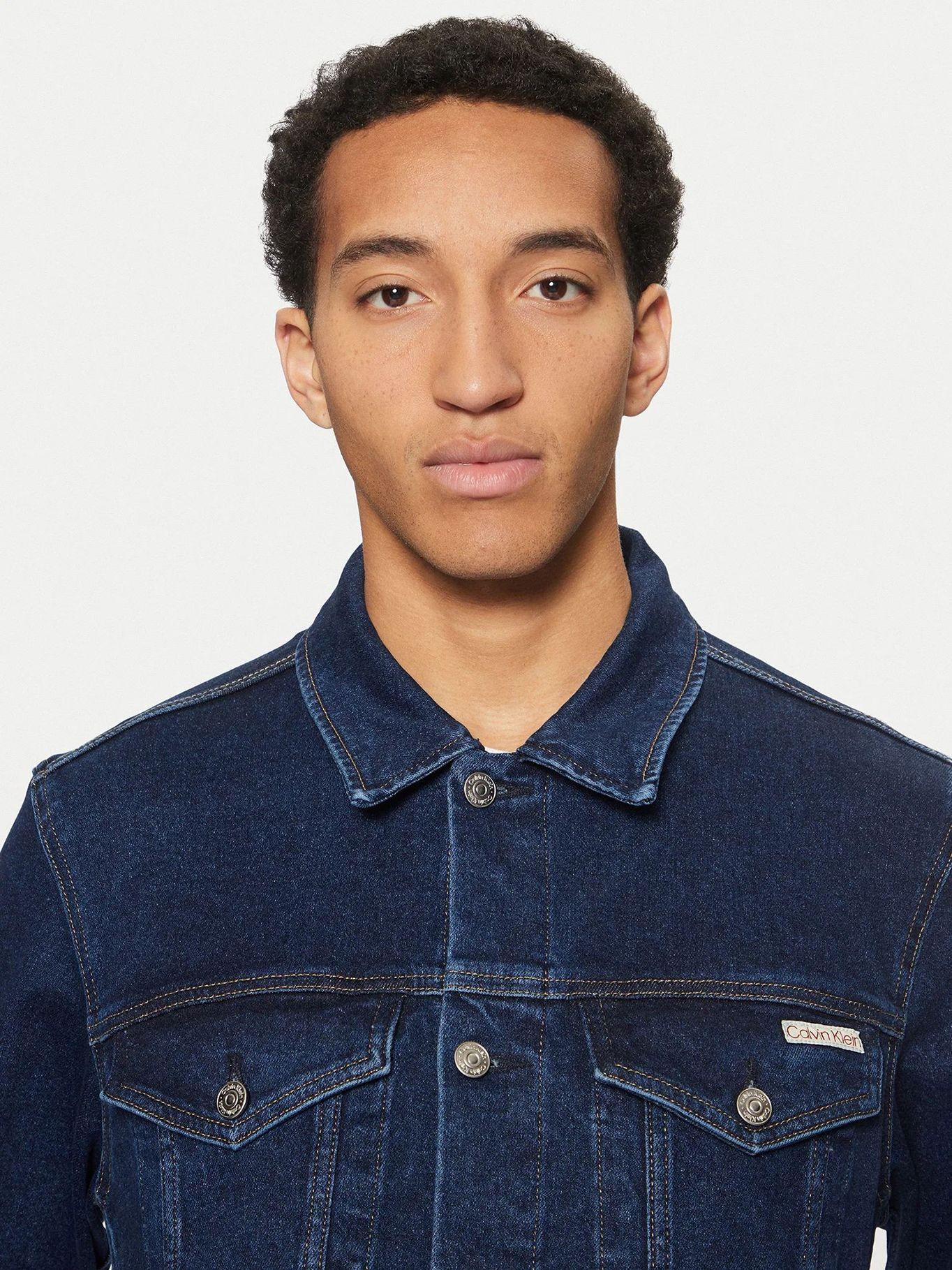 Chaqueta denim slim Azul Calvin Klein-3