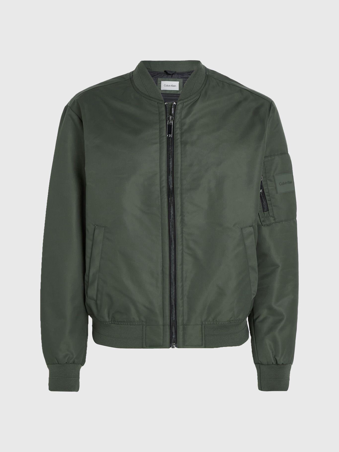 Chaqueta Recycled Sateen Iconic  Verde Calvin Klein-4