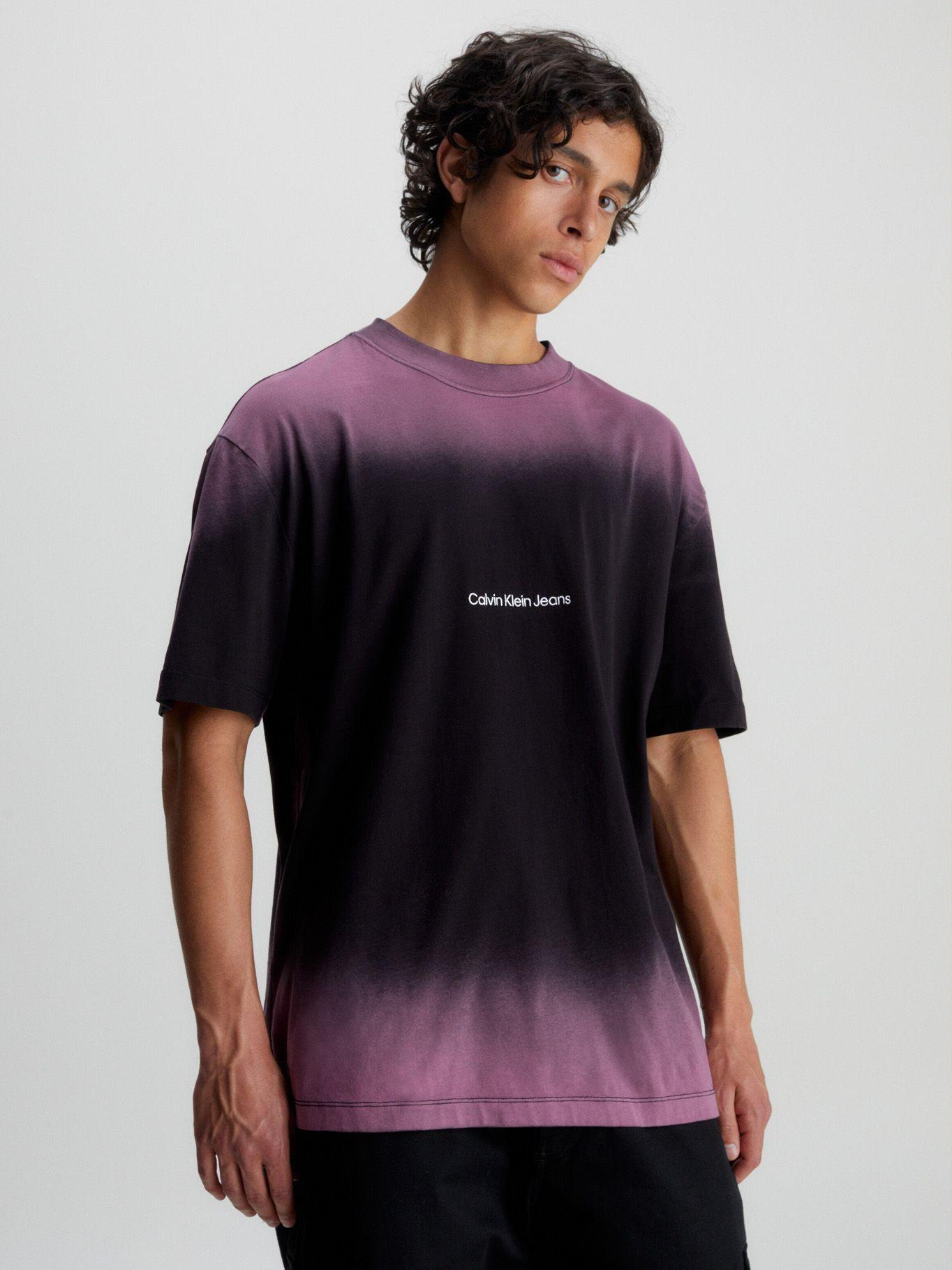 Polera Institutional Spray Morado Calvin Klein-0
