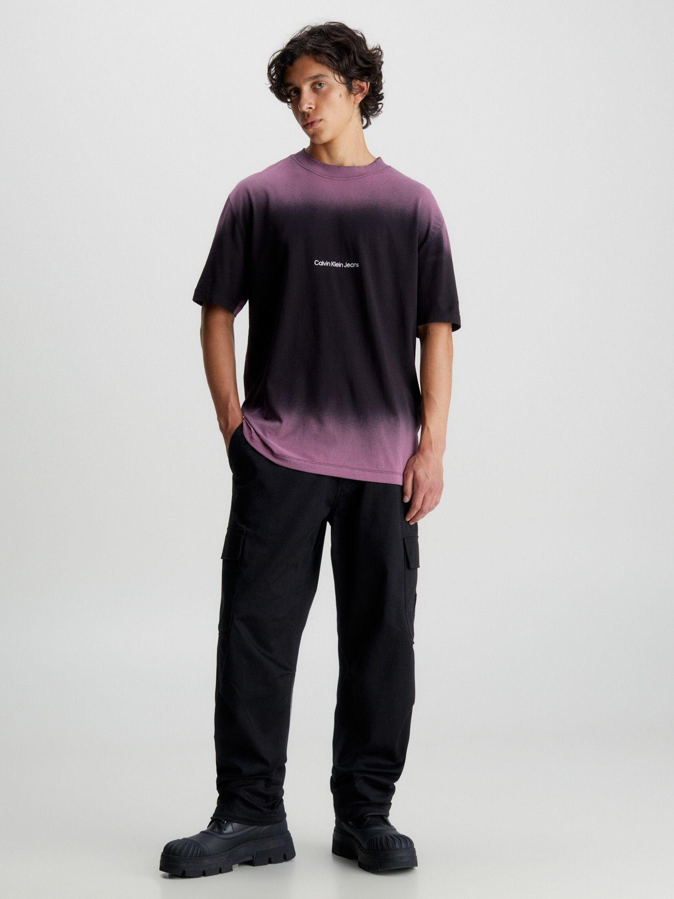 Polera Institutional Spray Morado Calvin Klein-1