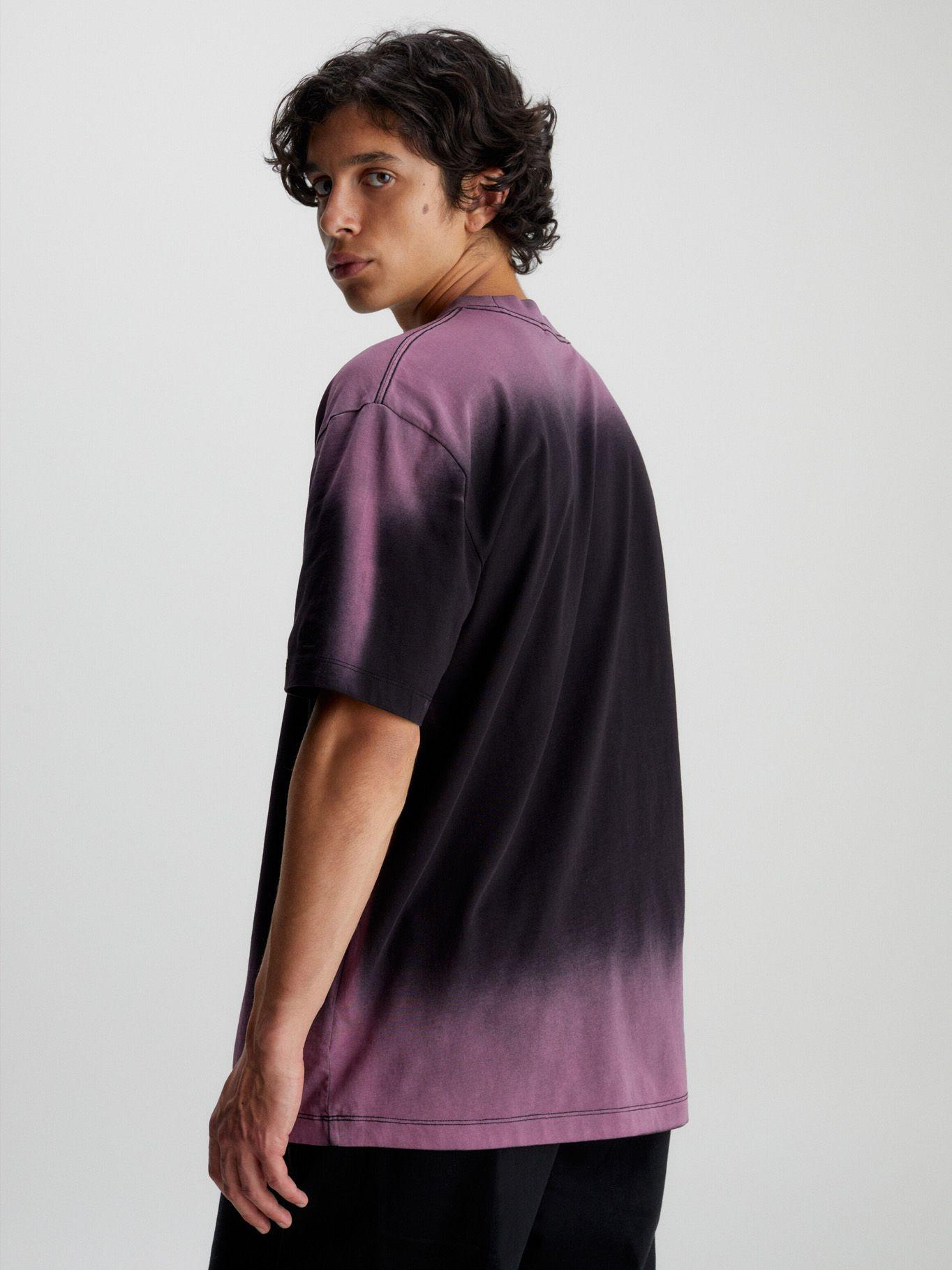 Polera Institutional Spray Morado Calvin Klein-2