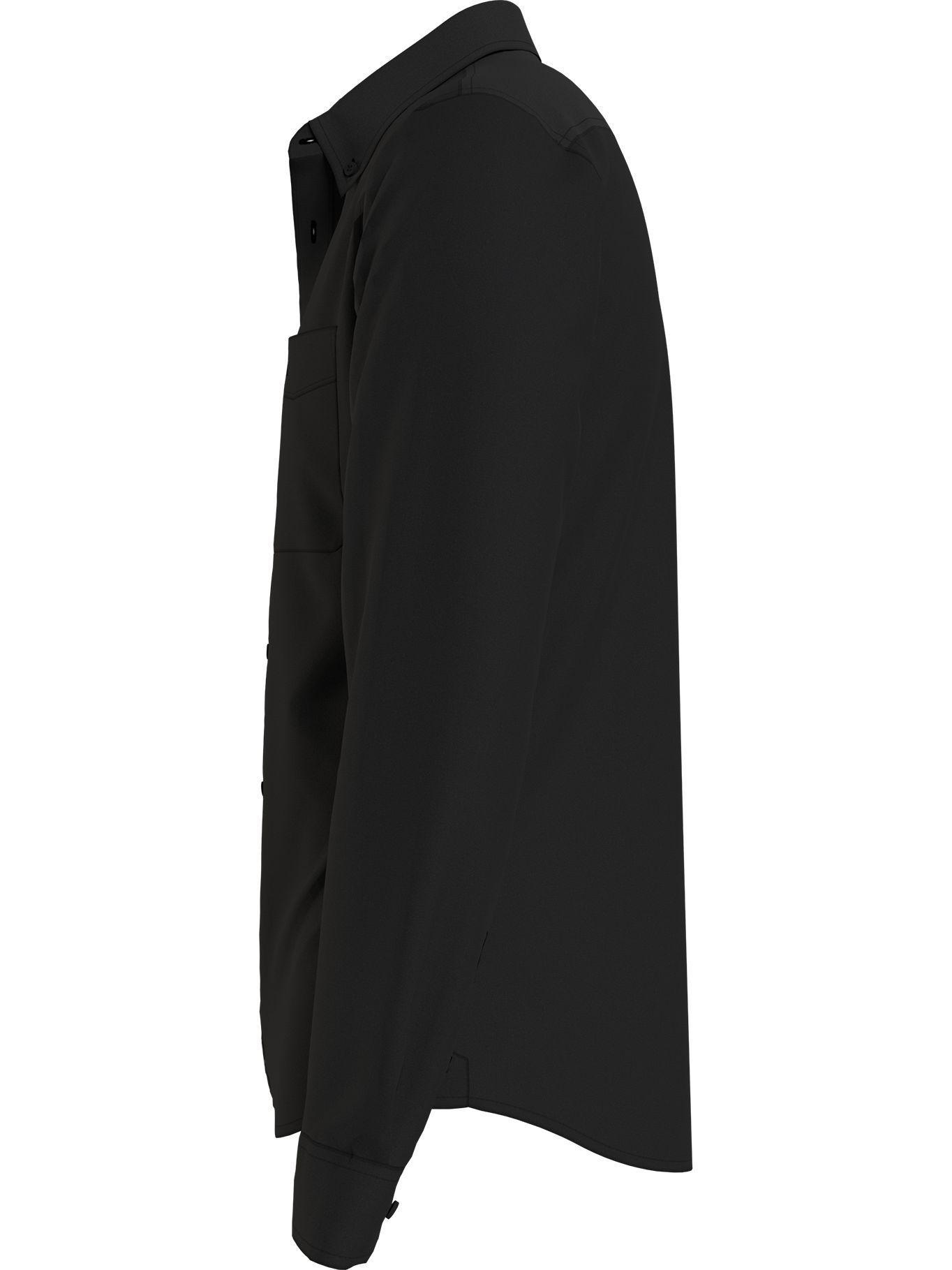 Camisa Oxford Slim Negro Calvin Klein-3