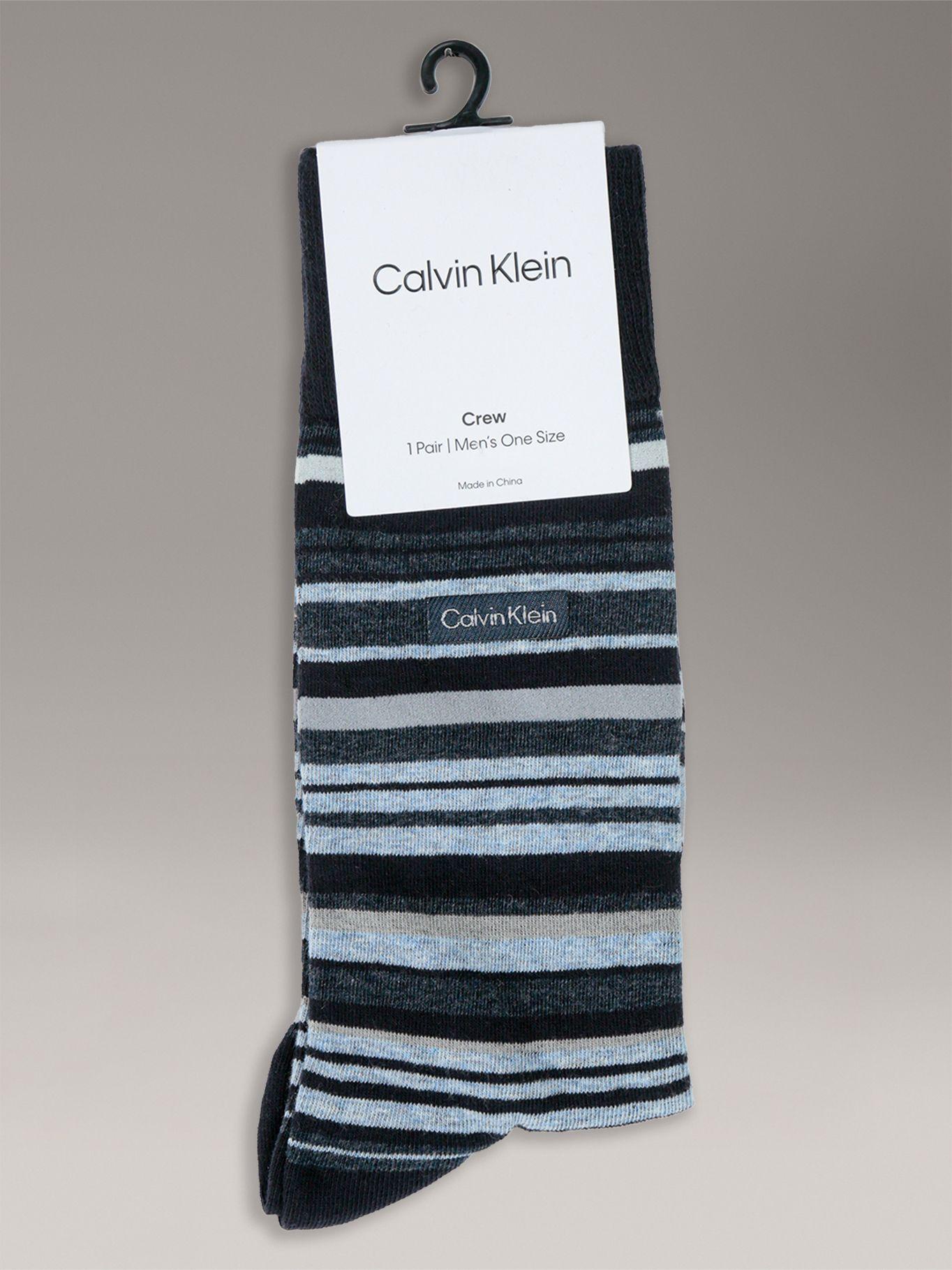 Calcetines Barcode Multi Stripe Negro Calvin Klein-2