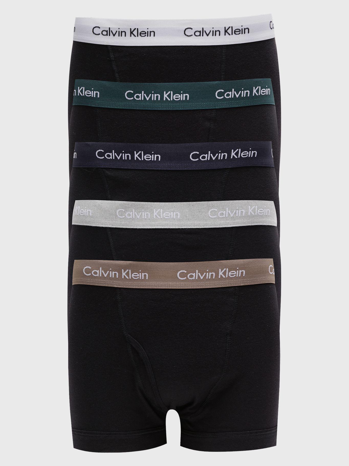 Pack 5 Bóxers Trunk Cotton Classics  Negro Calvin Klein-0