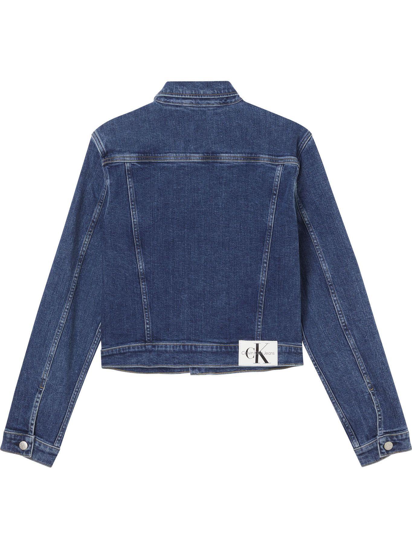 Chaqueta Denim Cropped Azul Calvin Klein-1