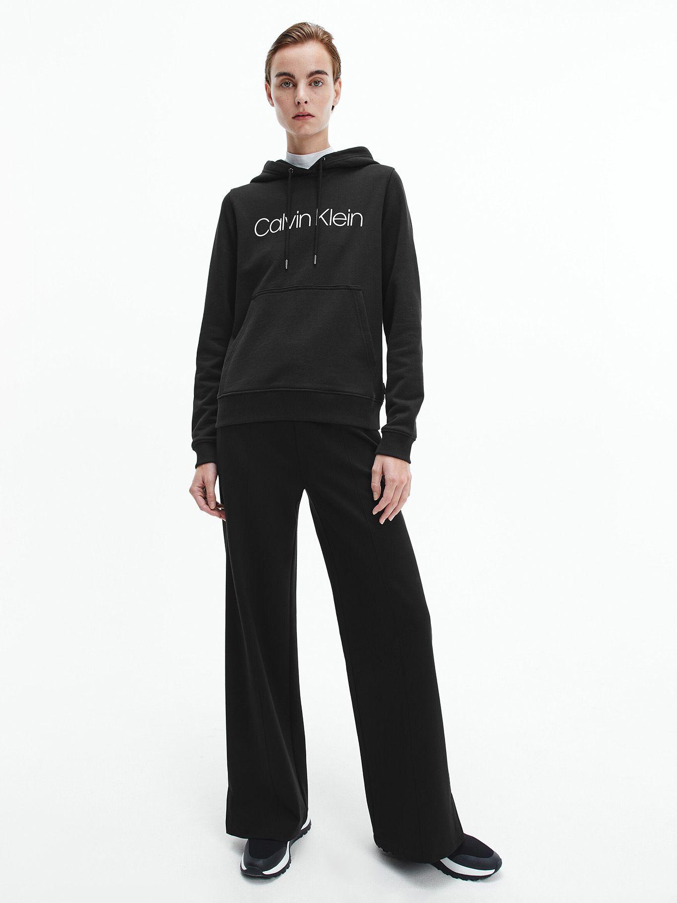 Hoodie Core Logo Negro Calvin Klein-1