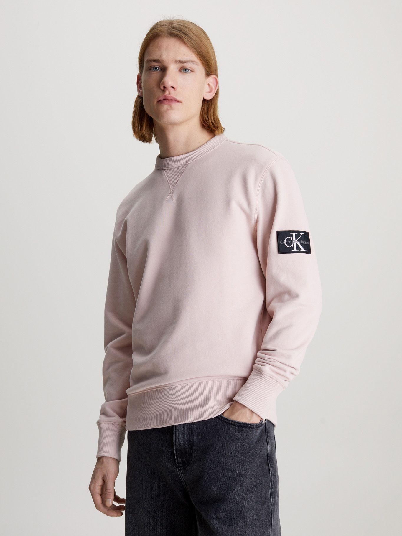 Polerón Badge Crew Neck Rosado Calvin Klein-0