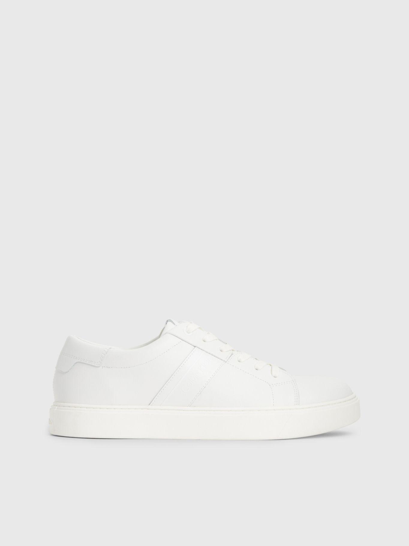 Zapatilla Low Top Lace Up Lth Blanco K4 Calvin Klein-4