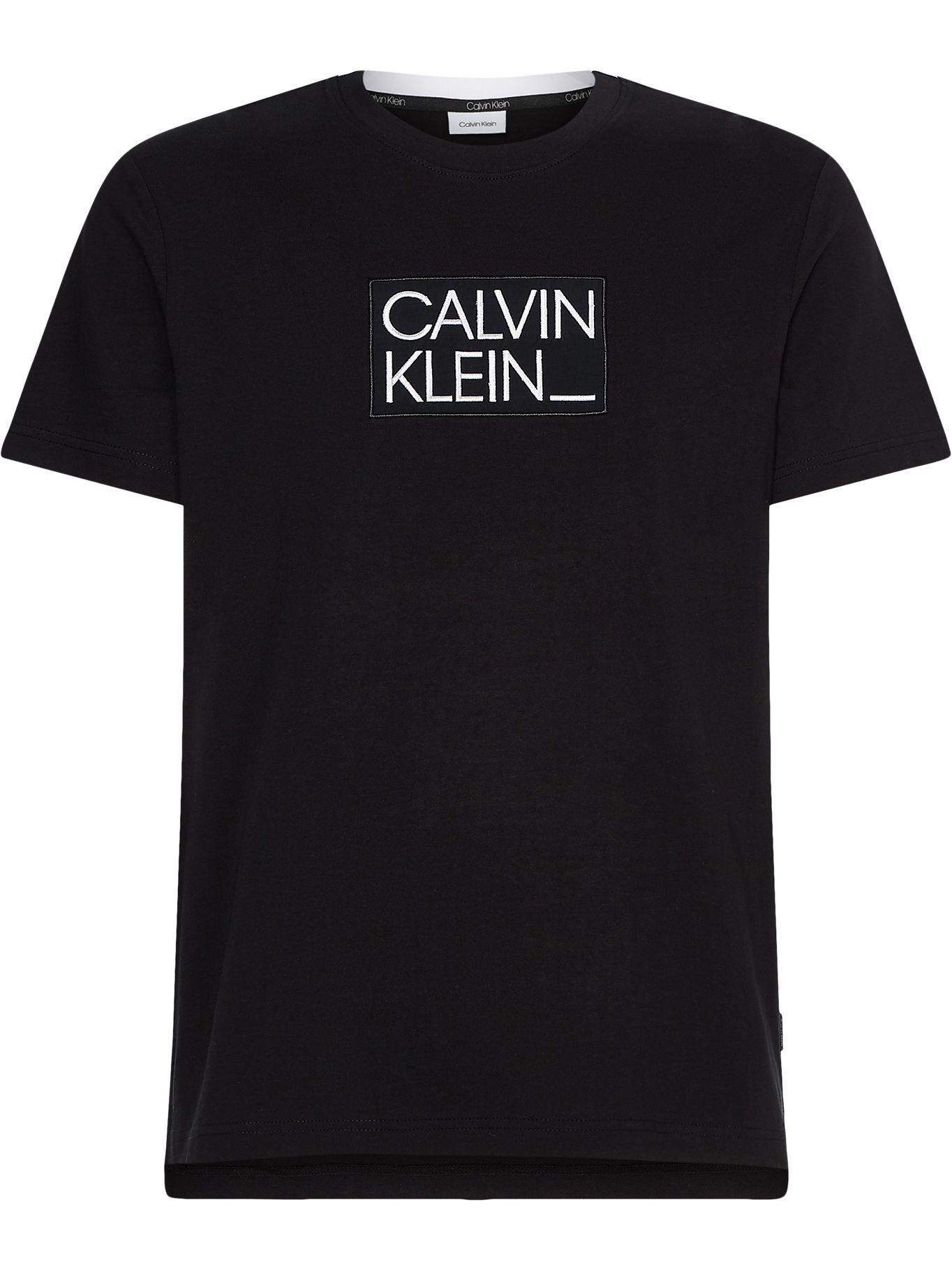 Polera Badge Box Logo Negro Calvin Klein-0