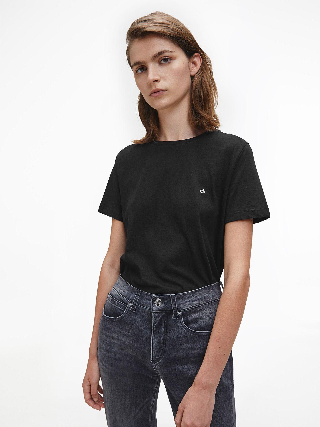 Polera Small Ck Negro Calvin Klein-0