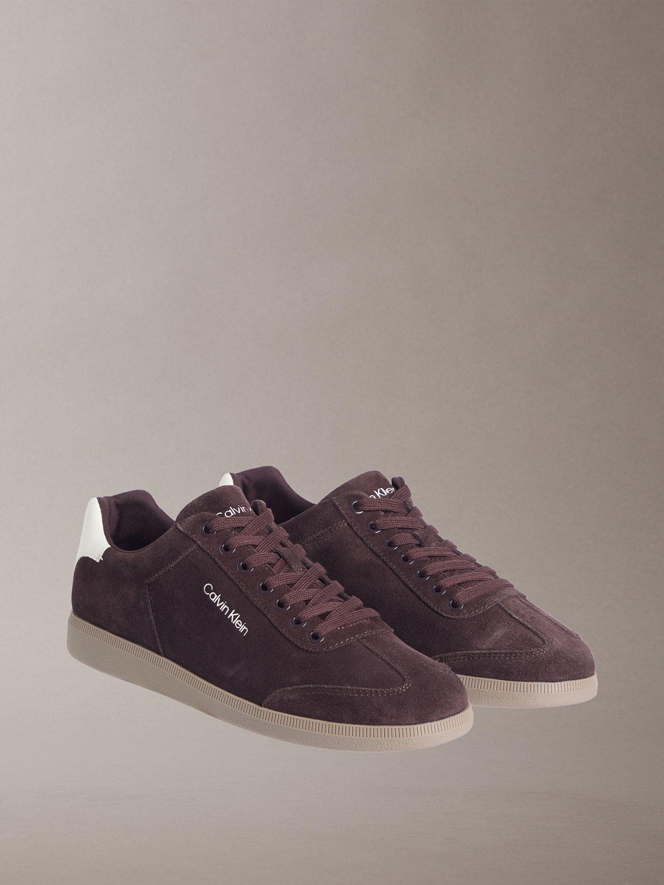 Zapatillas con Textura de Gamuza Burdeo Calvin Klein-0