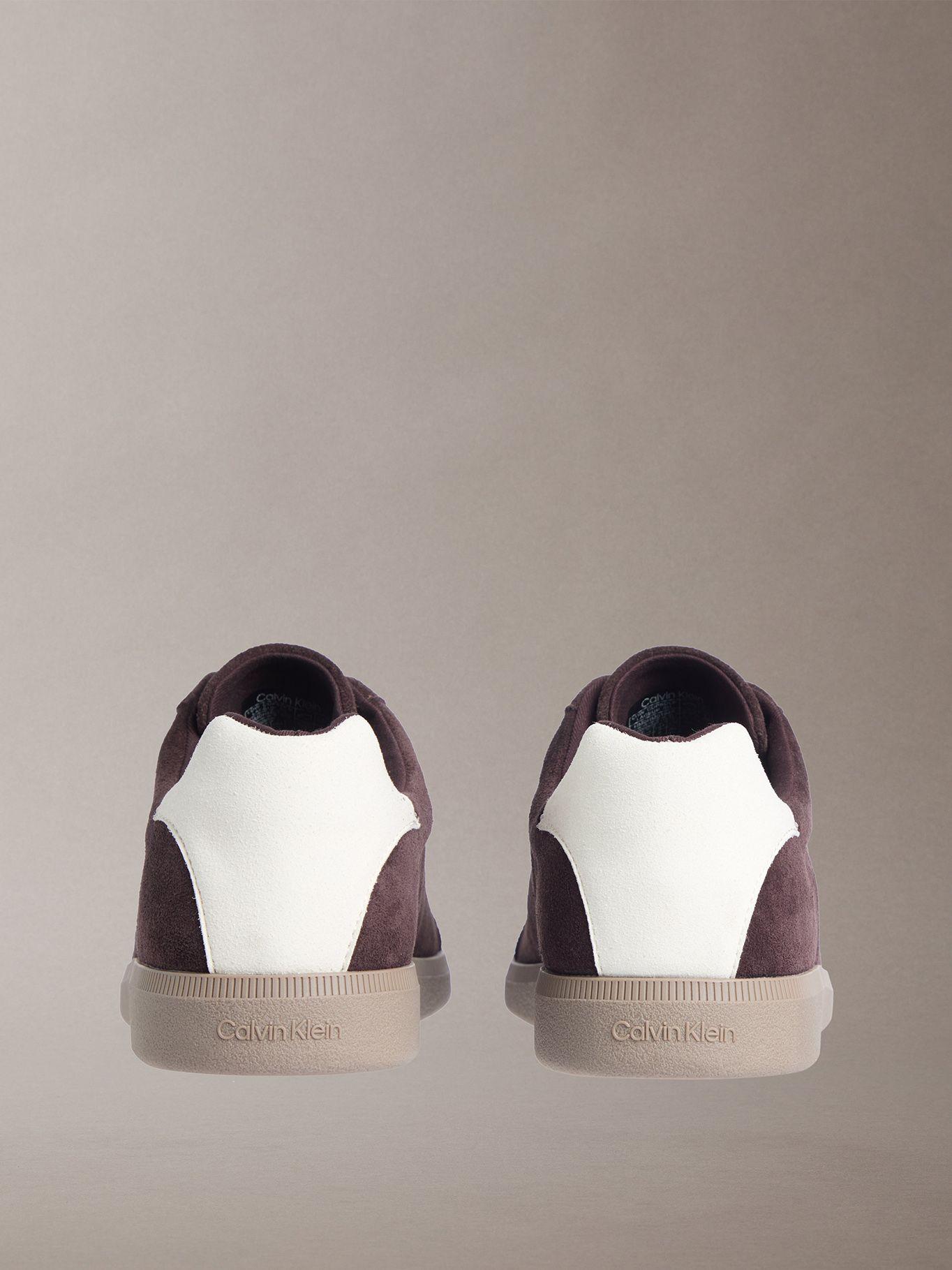 Zapatillas con Textura de Gamuza Burdeo Calvin Klein-1