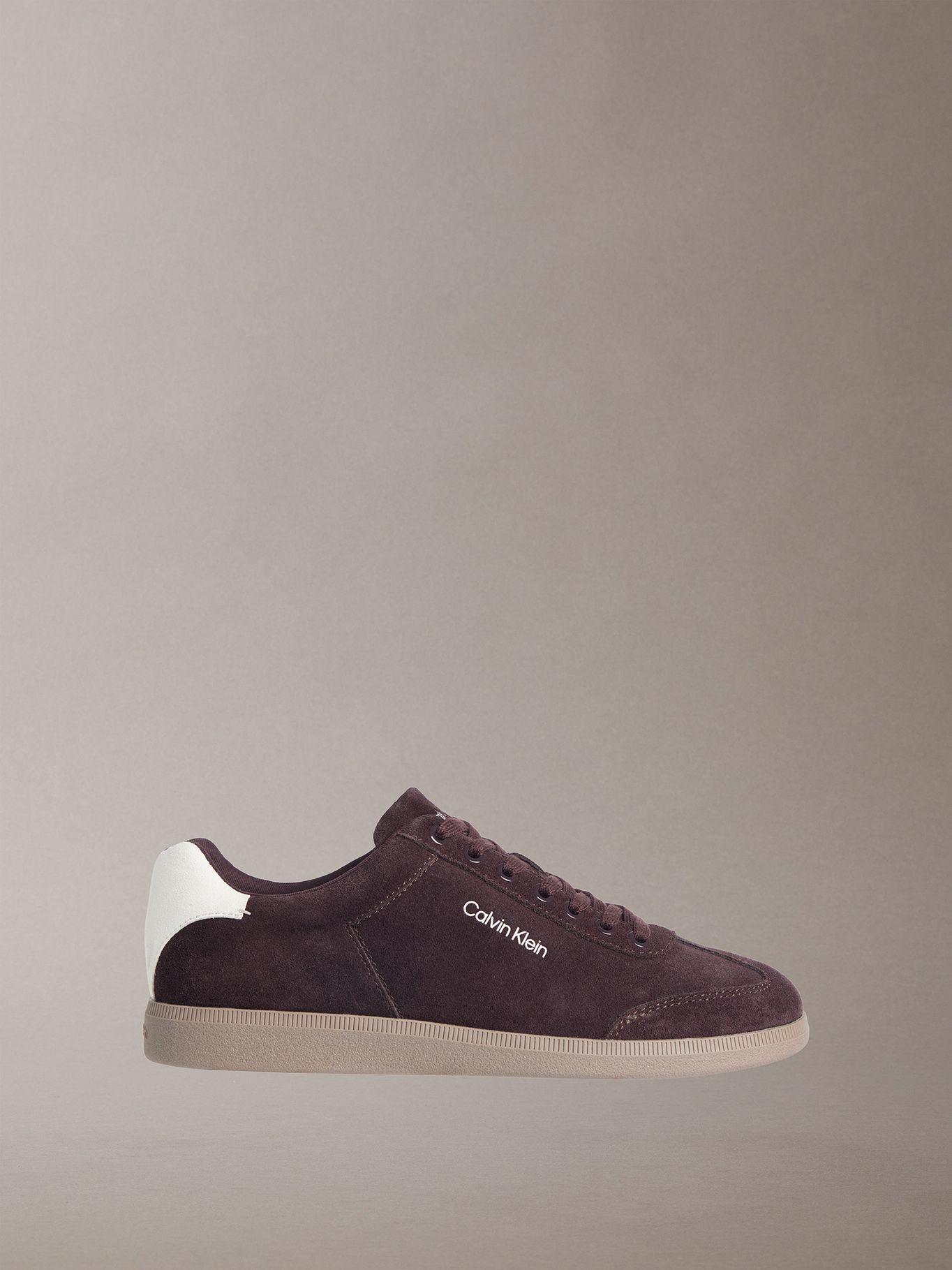 Zapatillas con Textura de Gamuza Burdeo Calvin Klein-4