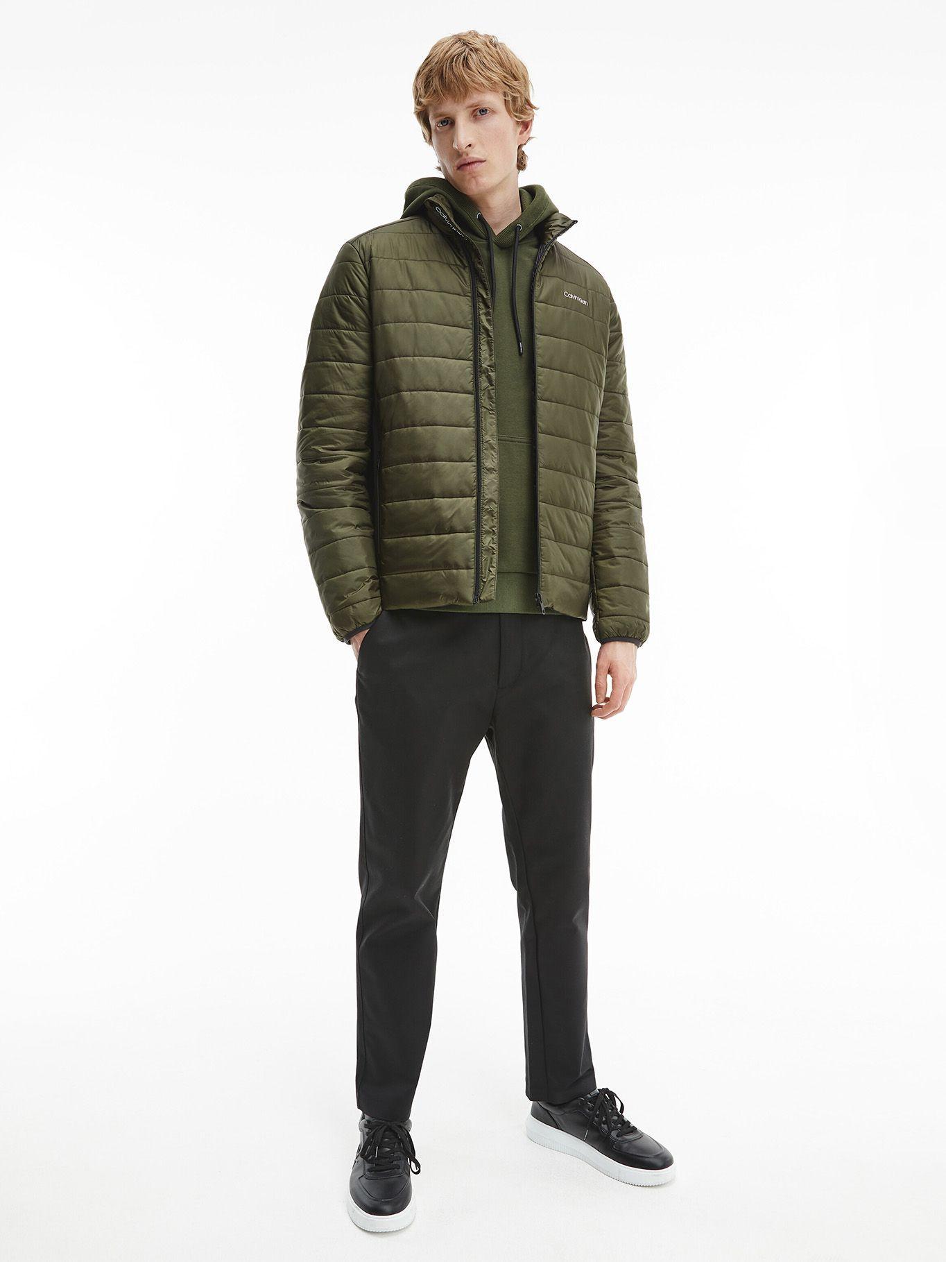 Parka Essential Side Verde Olivo Calvin Klein-2