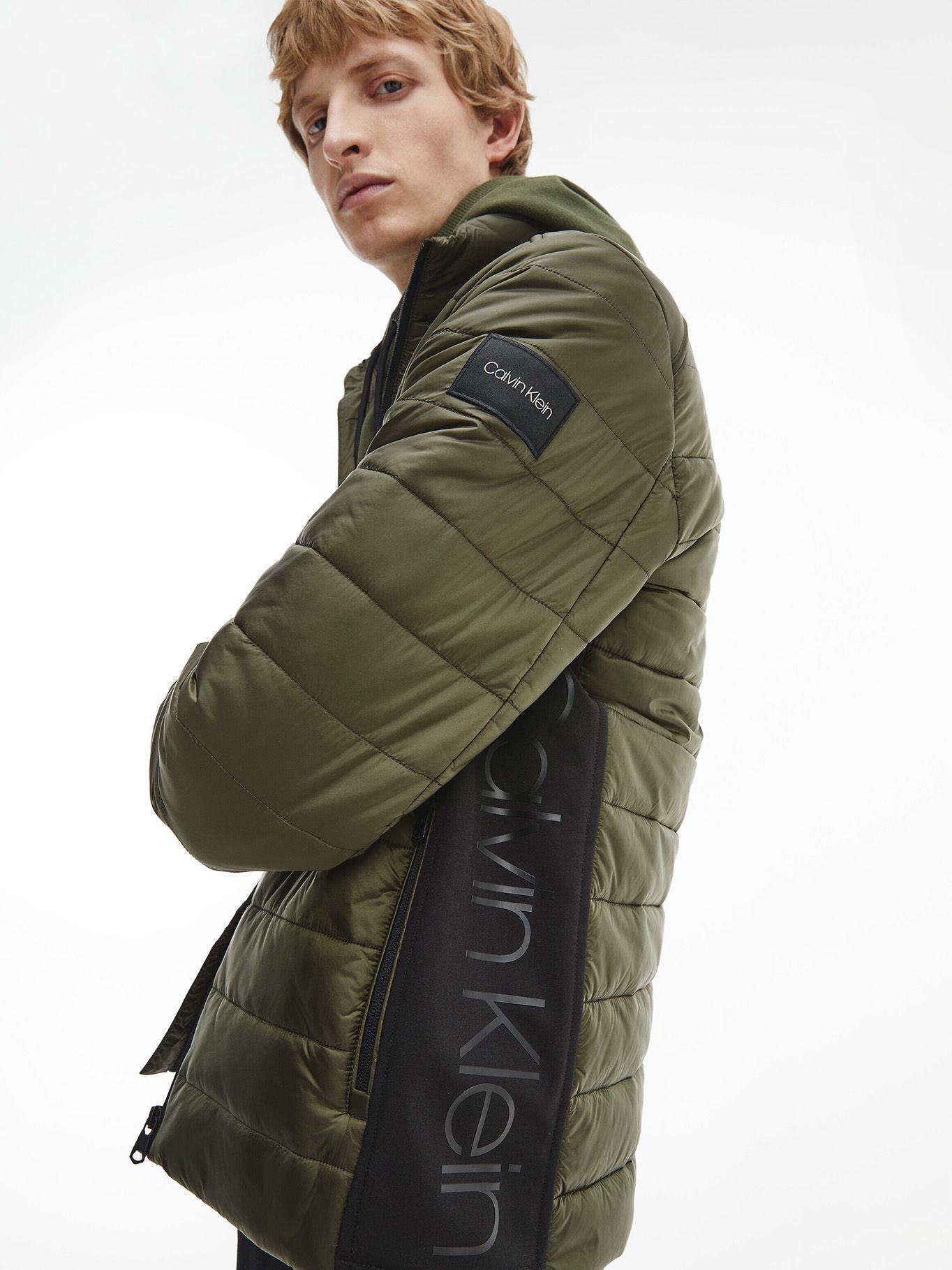 Parka Essential Side Verde Olivo Calvin Klein-4